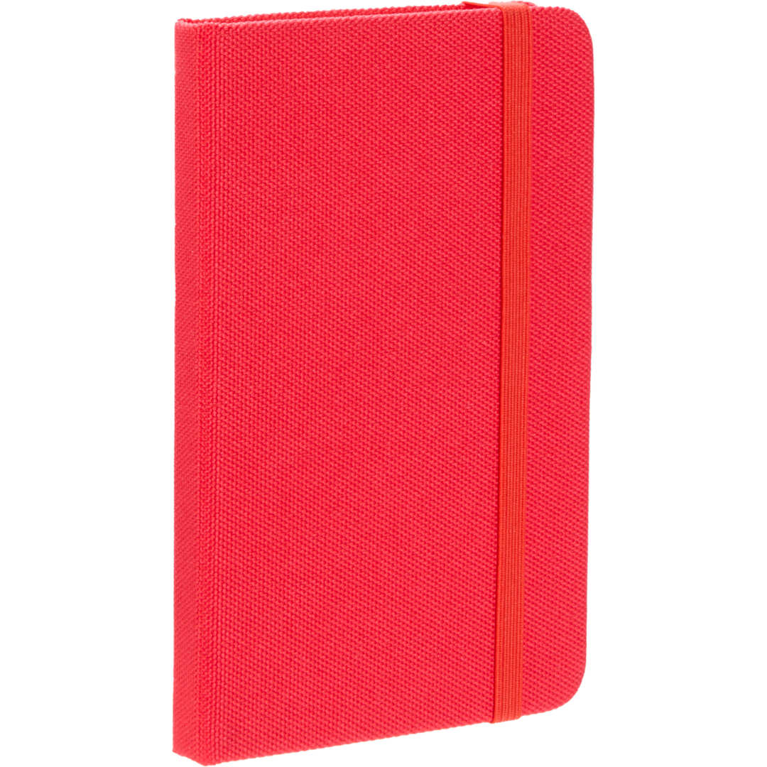 Red 3.5" x 5.5" Recycled PET Pocket Bound Journal plain