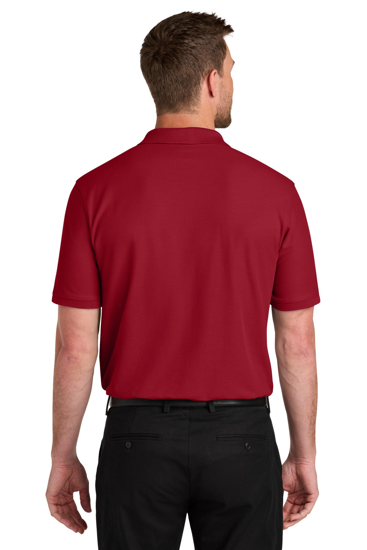 RichRed Port Authority Wearever Signature Pique Pocket Polo K200P