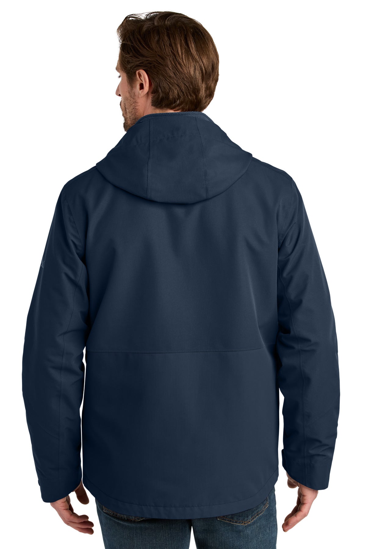 RiverBlNv Eddie Bauer WeatherEdge Ridge 3-in-1 Jacket EB658