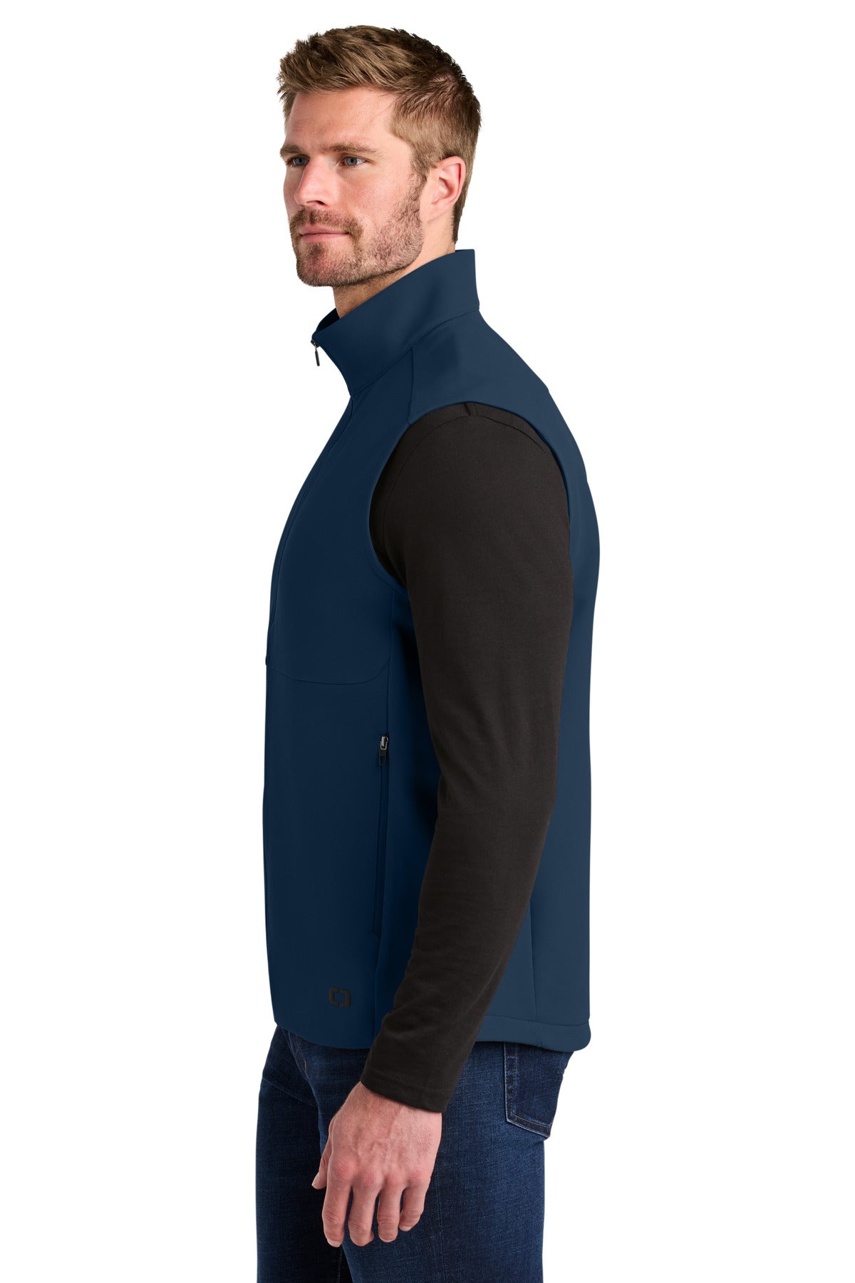 RiverBlNv OGIO Kinetic Soft Shell Vest OG741