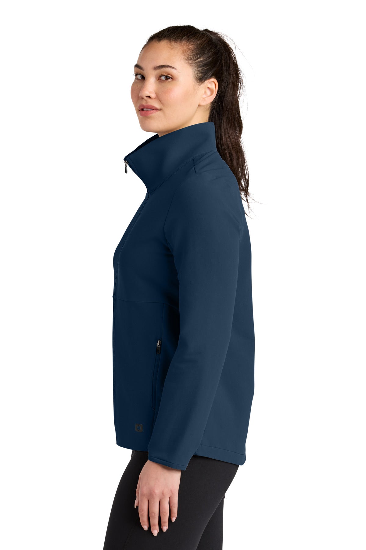 RiverBlNv OGIO Women's Kinetic Soft Shell LOG740