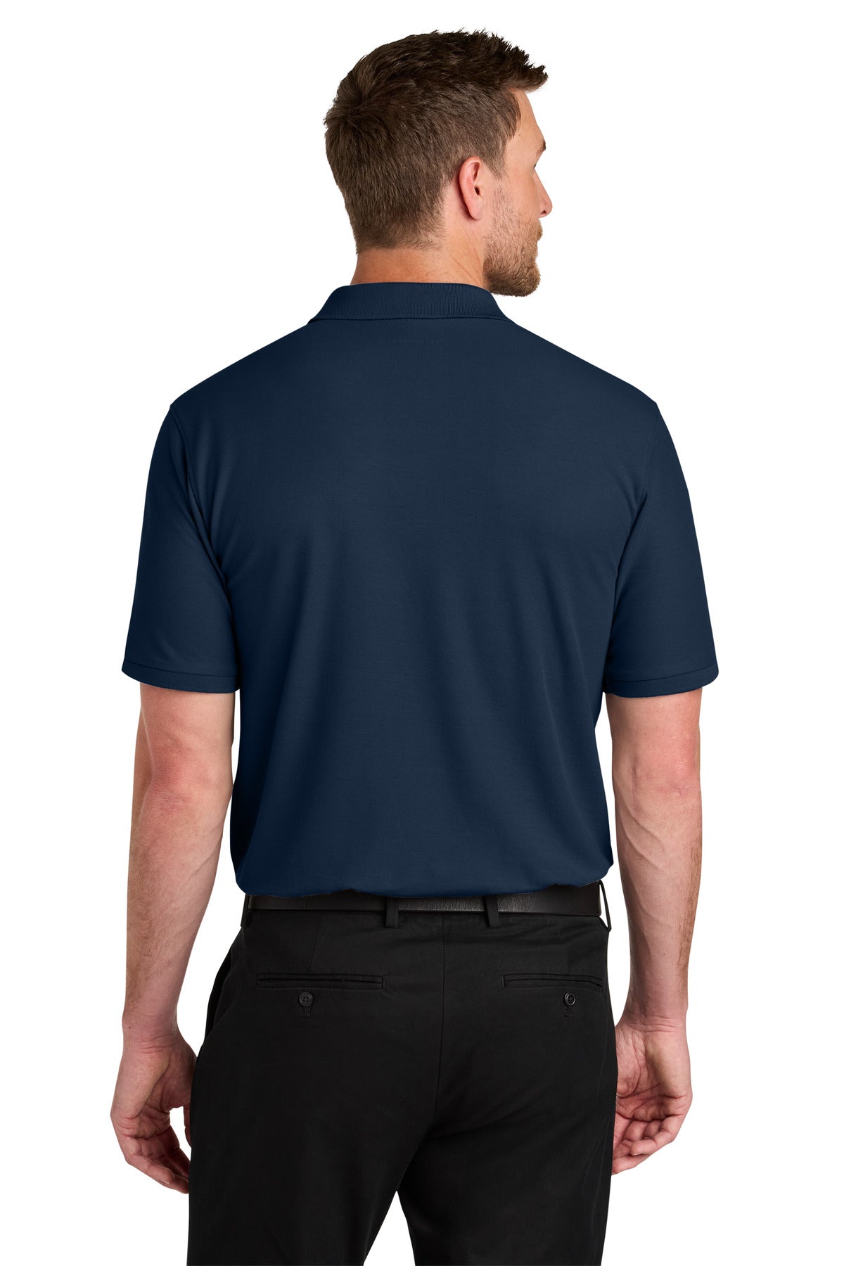 RiverBlNv Port Authority Tall Wearever Signature Pique Polo TLK200