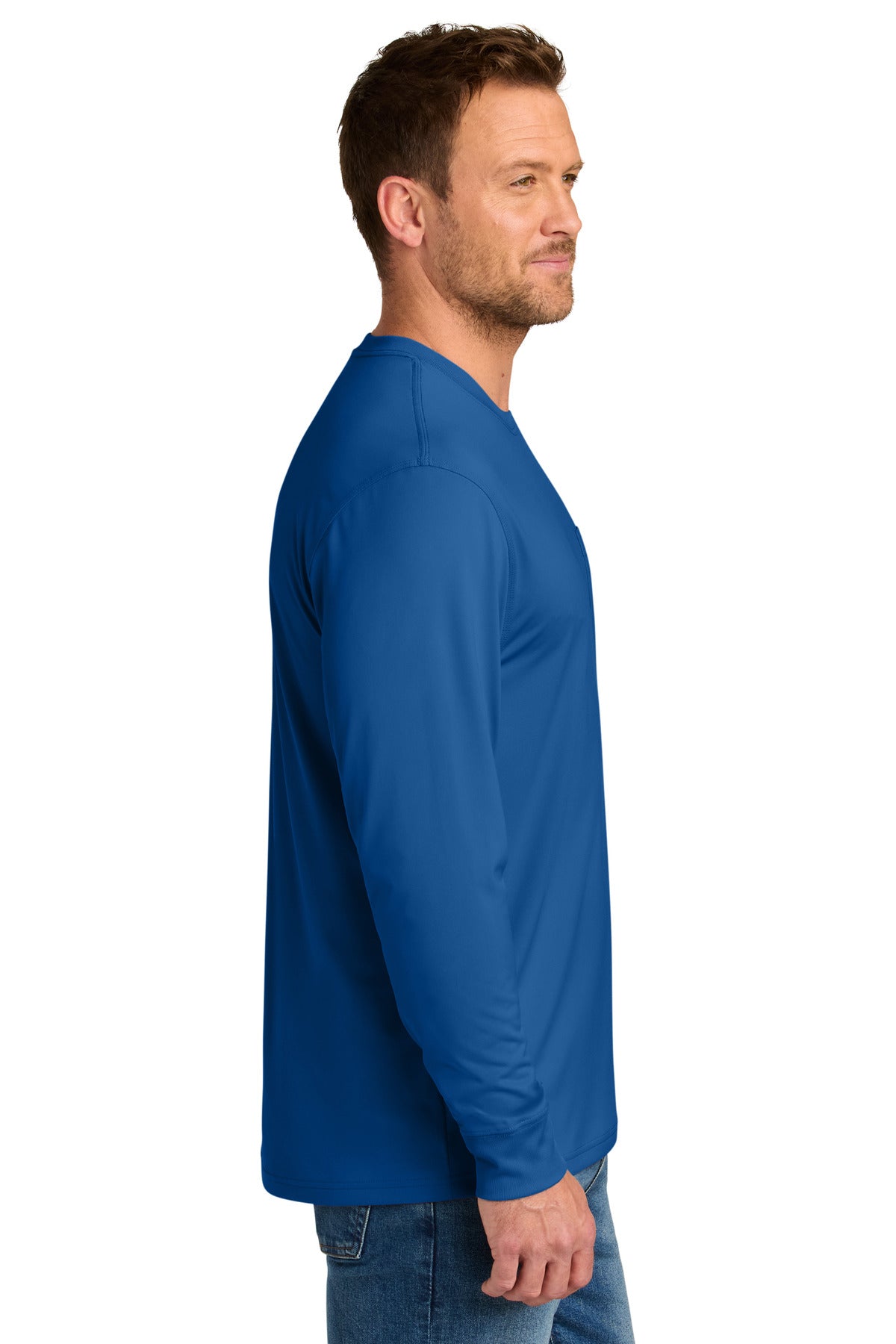 Royal CornerStone Workwear Pro Long Sleeve Pocket Tee CS440LSP