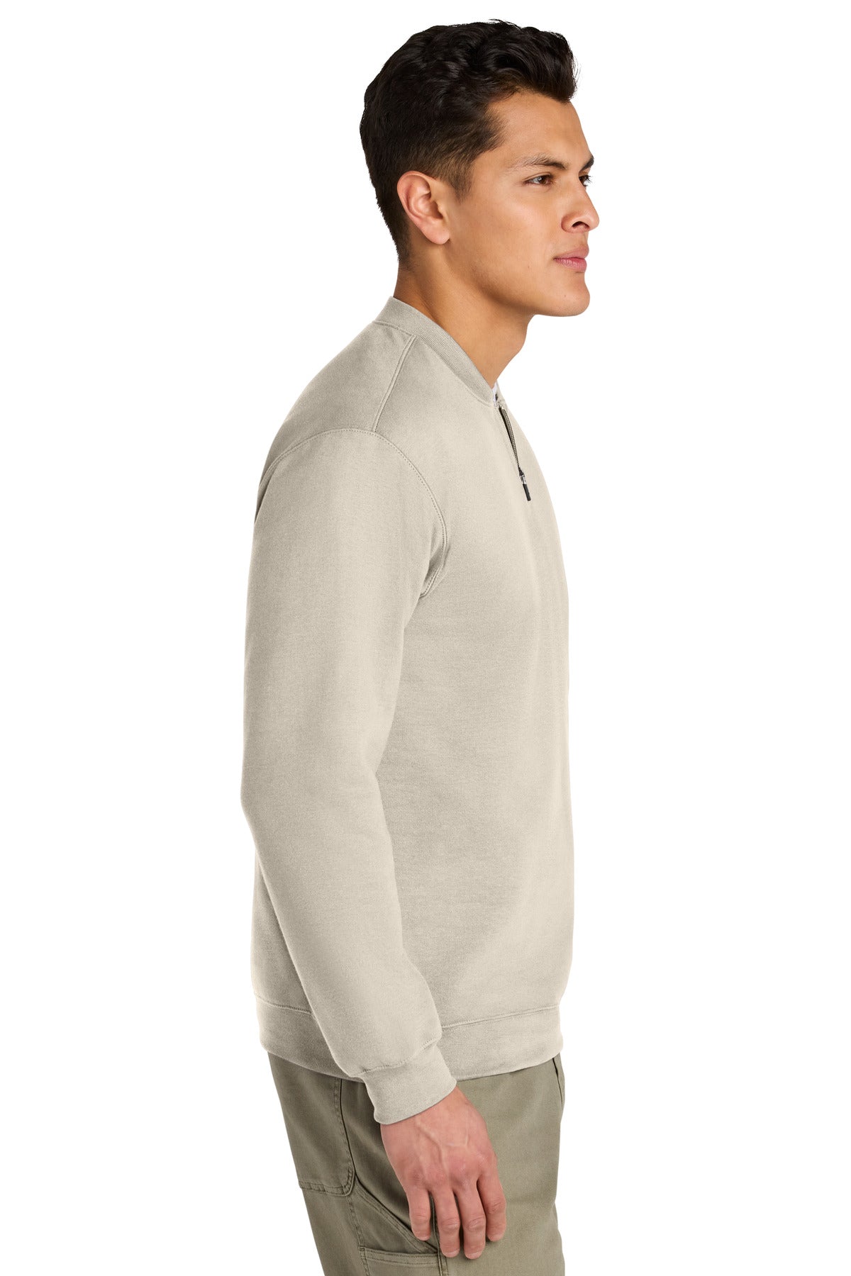 Sand Gildan Softstyle Midweight Fleece 1/4-Zip SF008