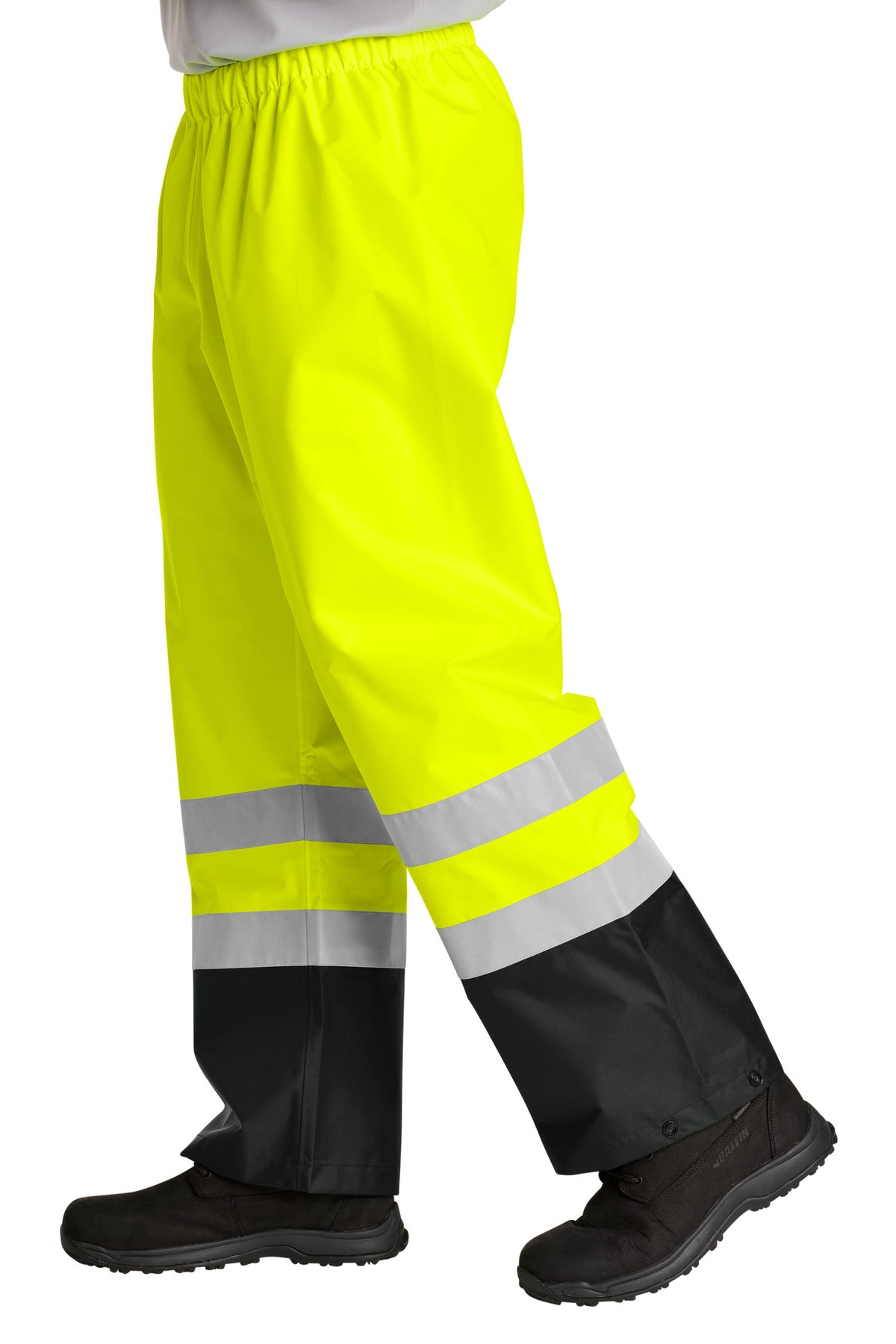 SftyYl/Blk CornerStone ANSI Class E Pull-On Rain Pant CSP504
