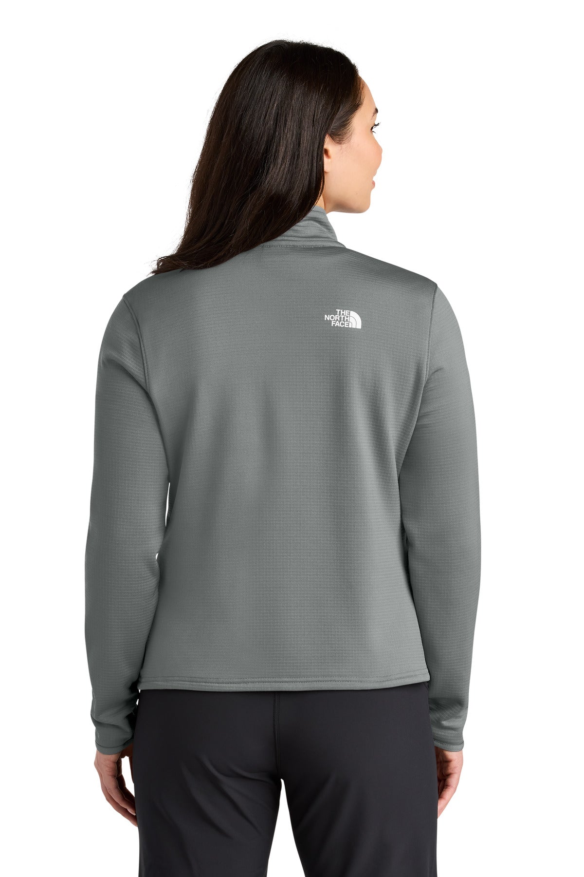SmokedPrGy The North Face Women's Aim 1/4-Zip Fleece NF0A8FQK