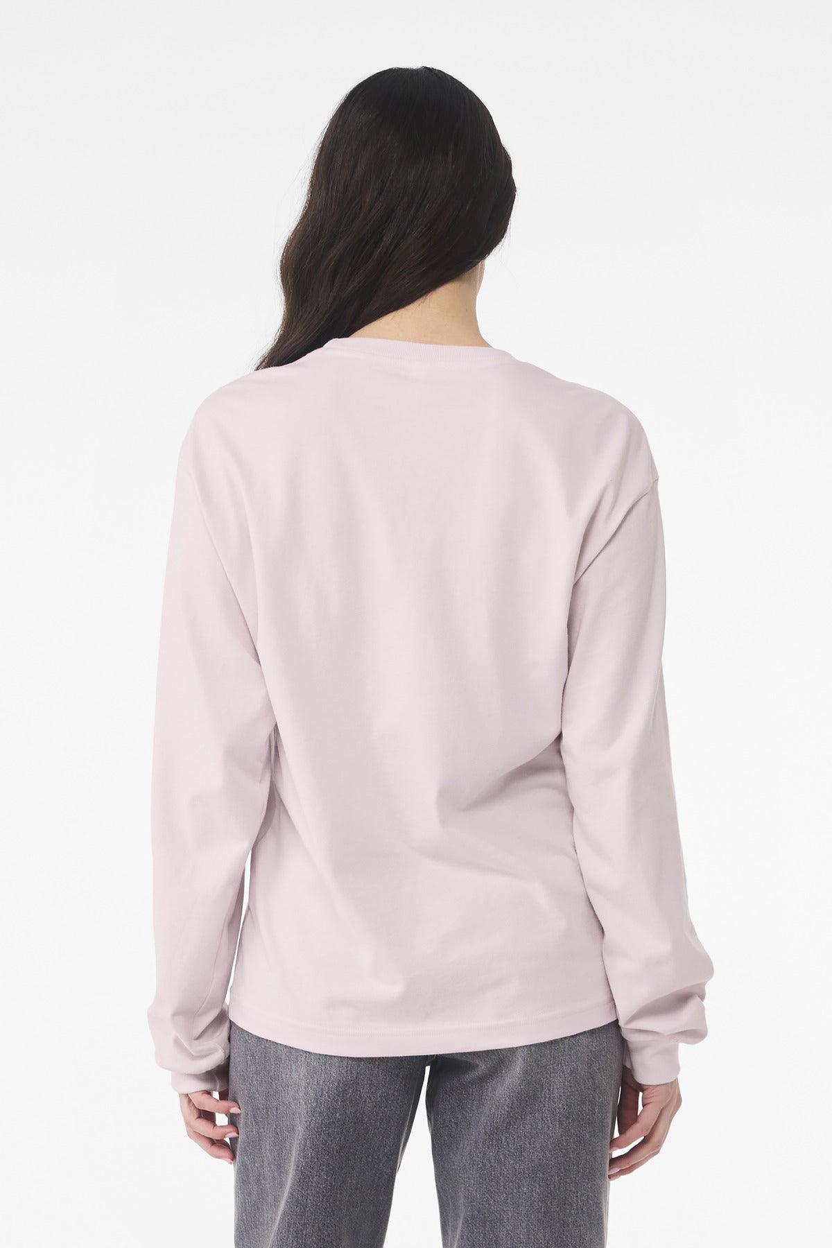 SoftPink BELLA+CANVAS Unisex 6-Ounce Heavyweight Long Sleeve Tee BC3511