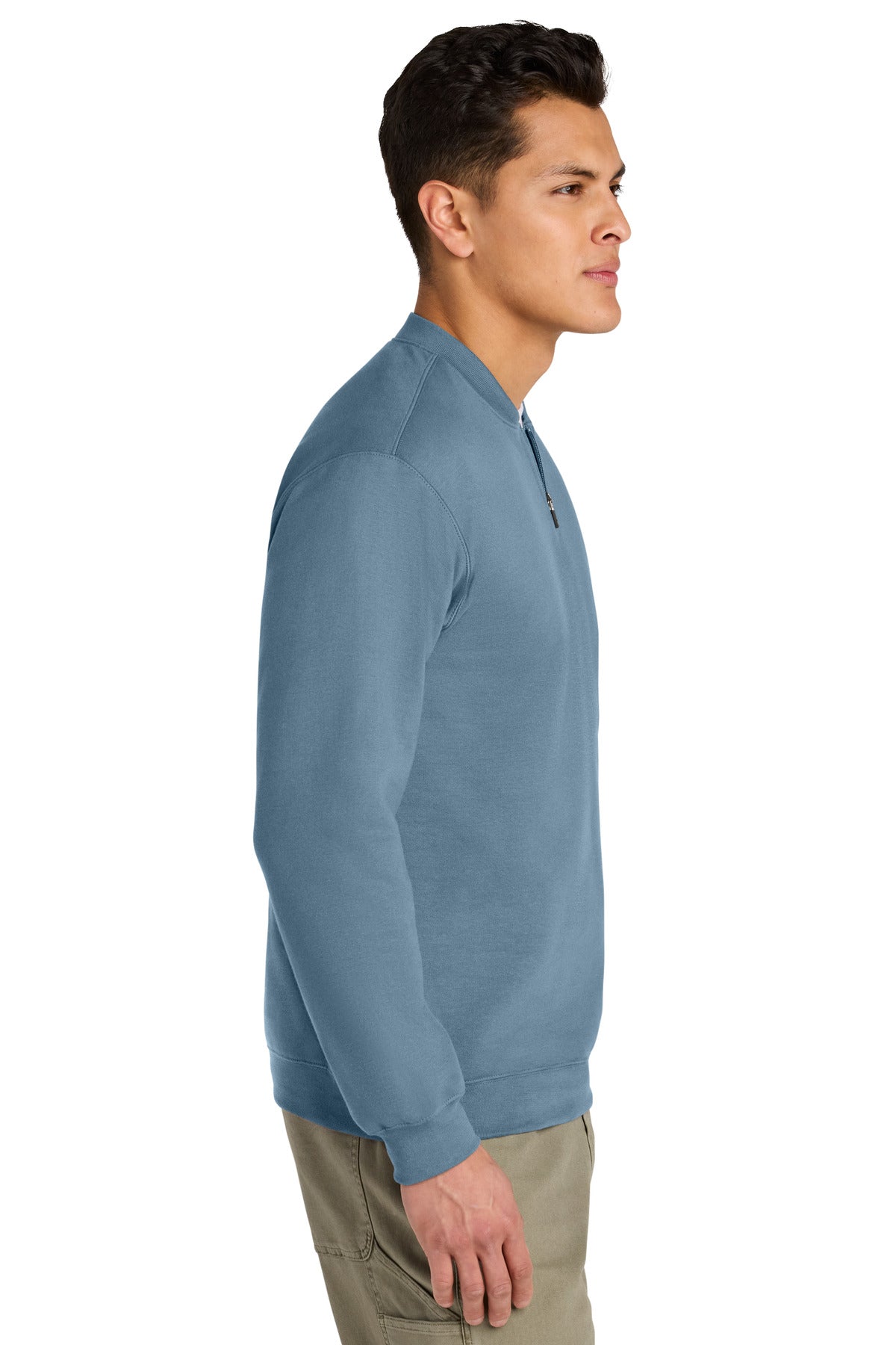 StoneBlue Gildan Softstyle Midweight Fleece 1/4-Zip SF008