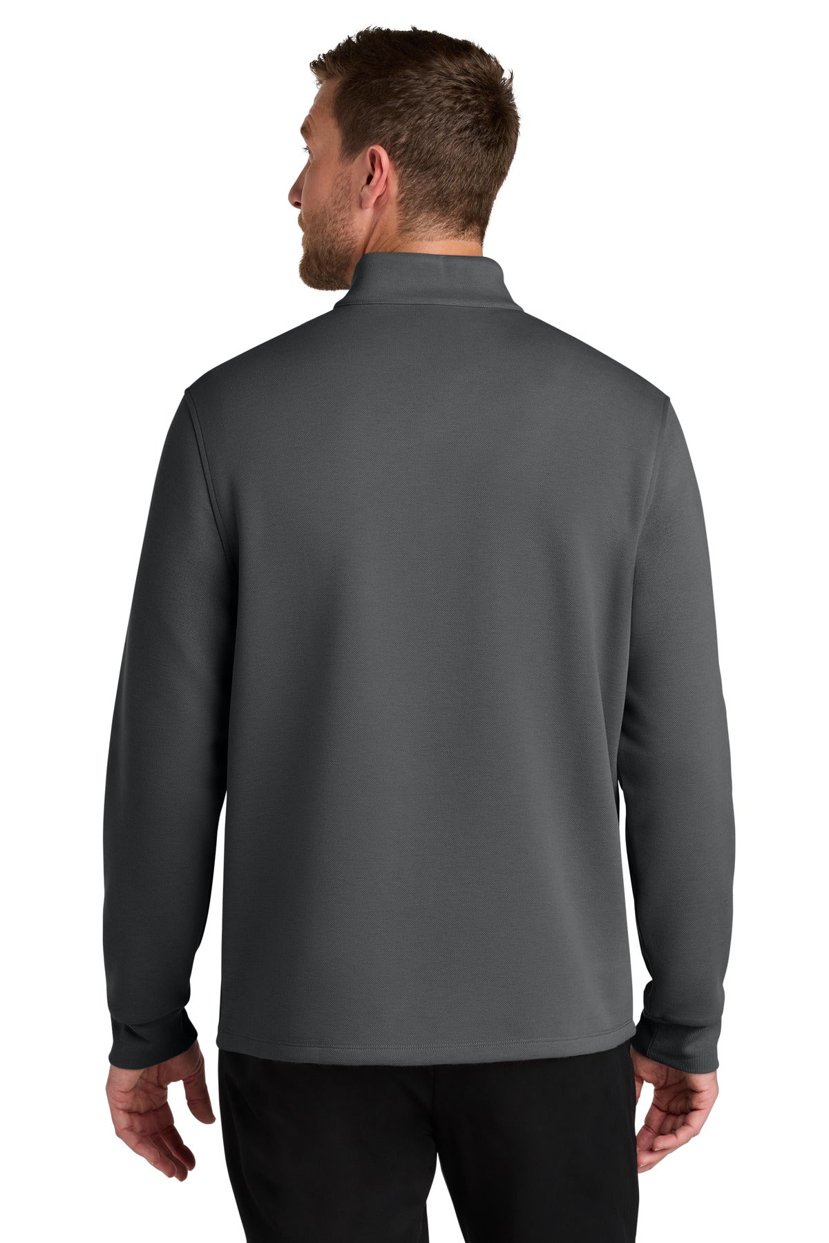 StormGrey Port Authority Wearever Signature Double Pique 1/4-Zip K210