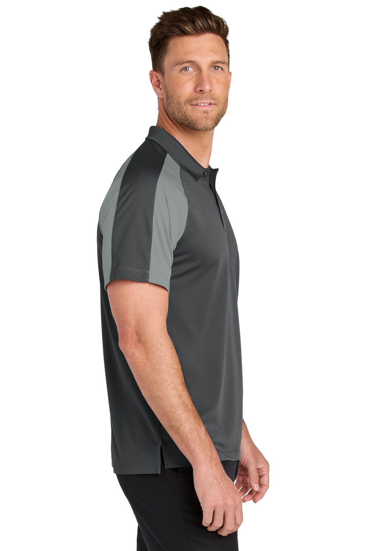 StrmG/GsG Port Authority Wearever Performance Pique Colorblock Polo K247