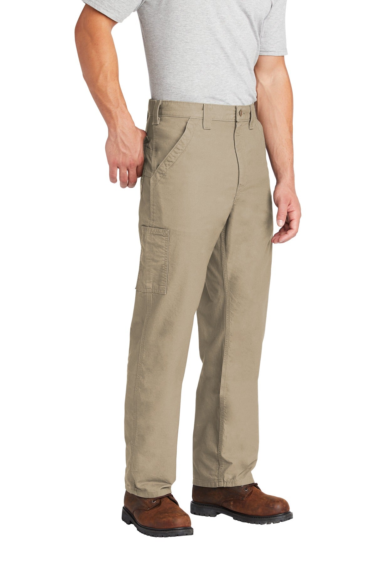 Tan Carhartt Canvas Work Dungaree. CTB151