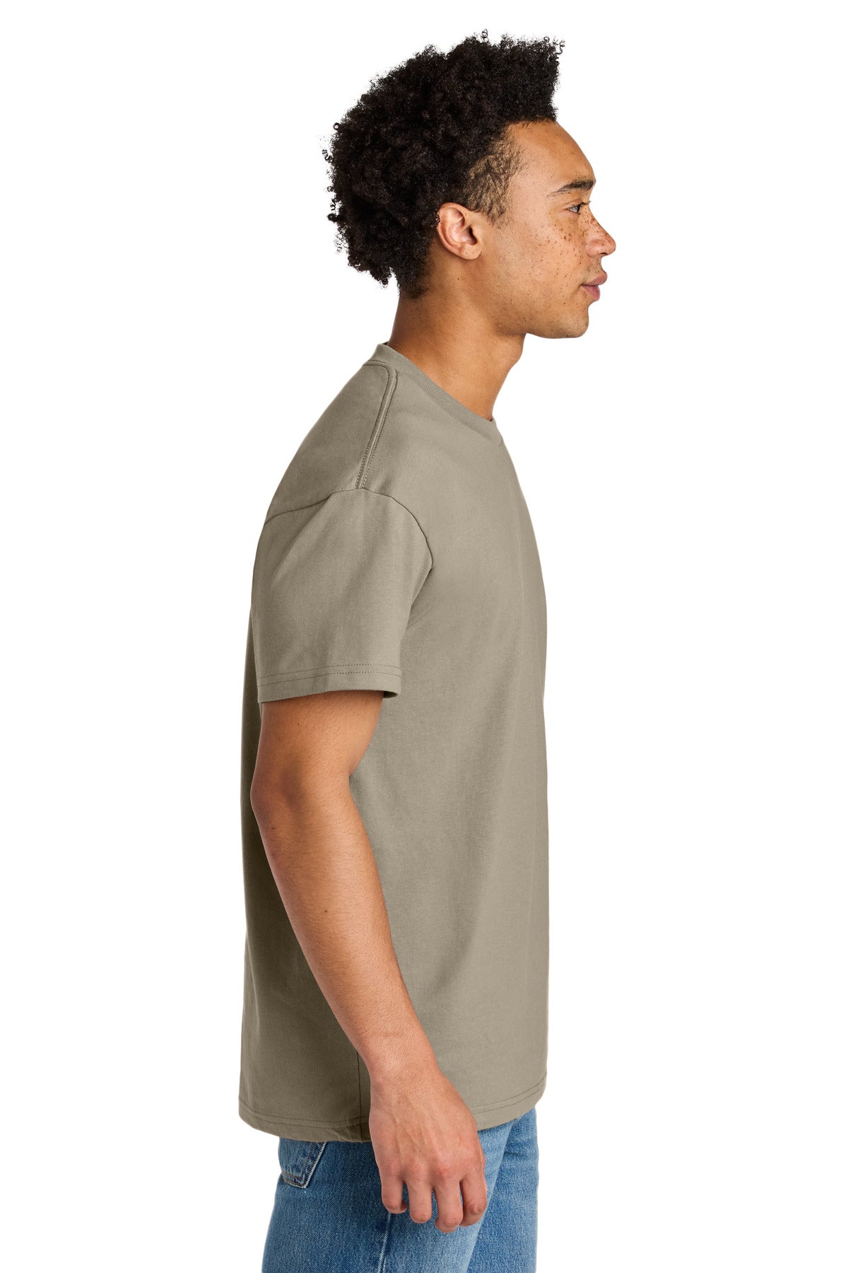Tan Next Level Apparel Heavyweight Tee NL7200