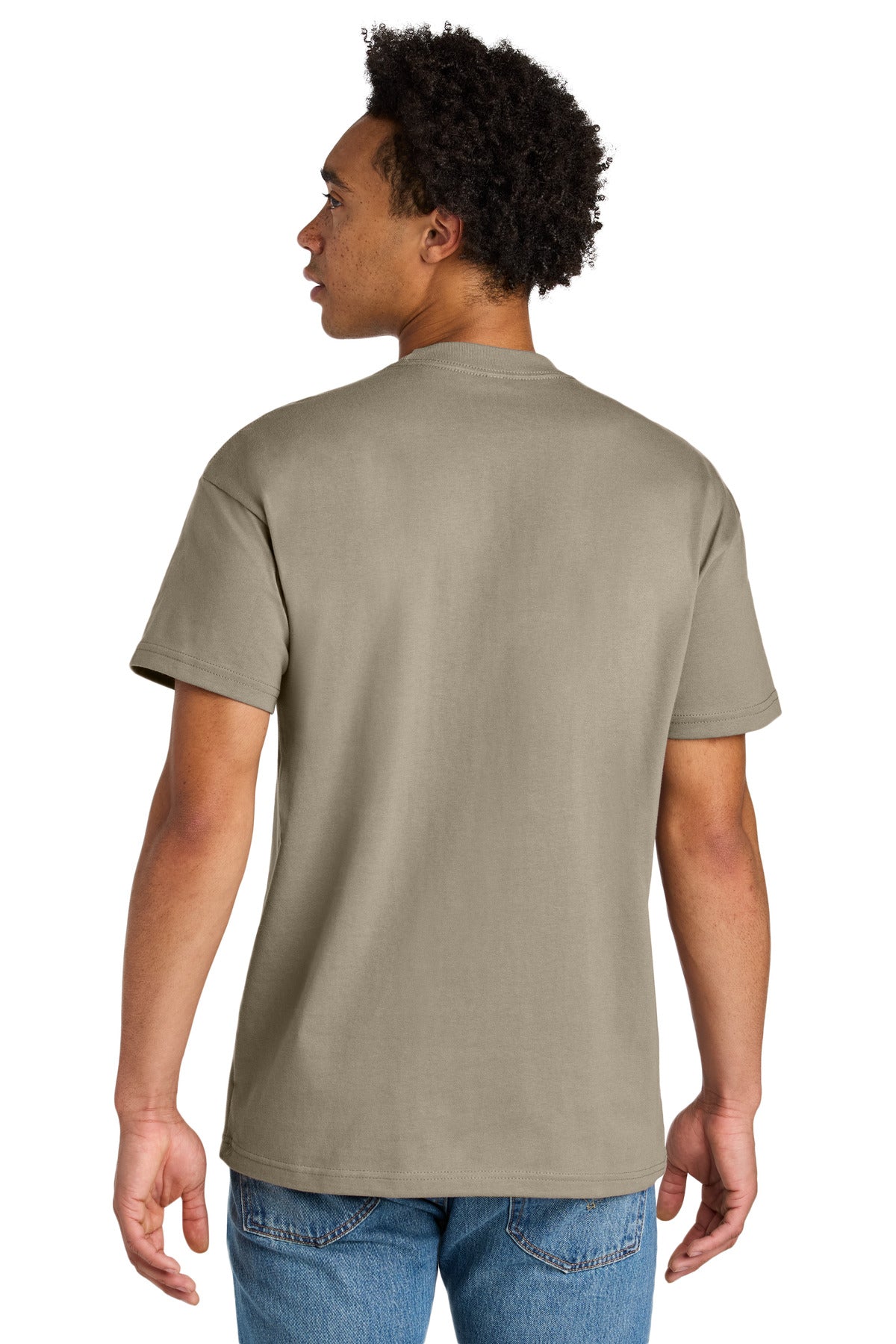 Tan Next Level Apparel Heavyweight Tee NL7200