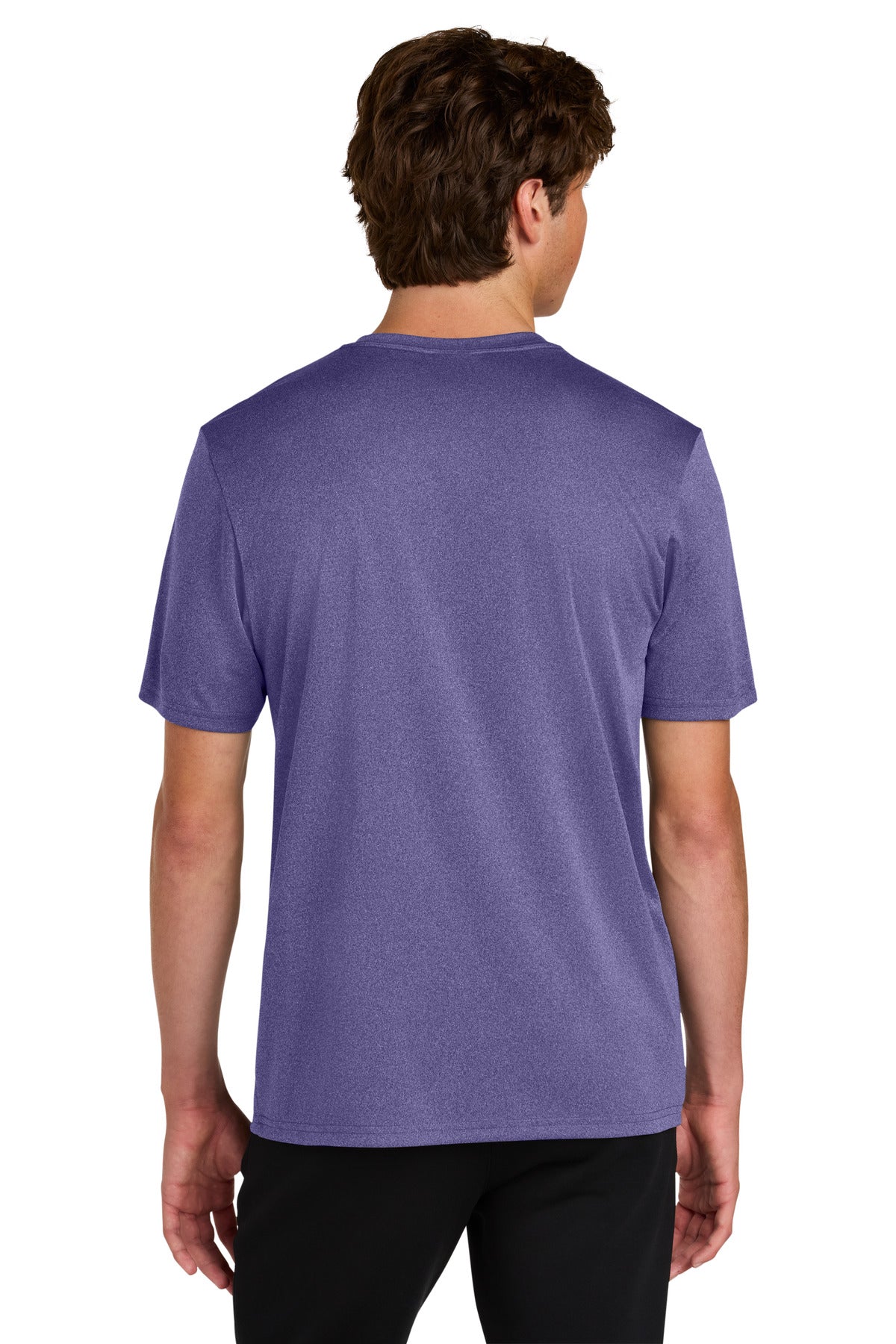 TmPrpHthr Port & Co Heather Performance Tee PC390