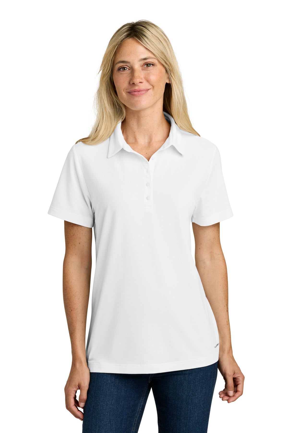 TNFWhite The North Face Women's Canyon Crest Polo NF0A8GE1