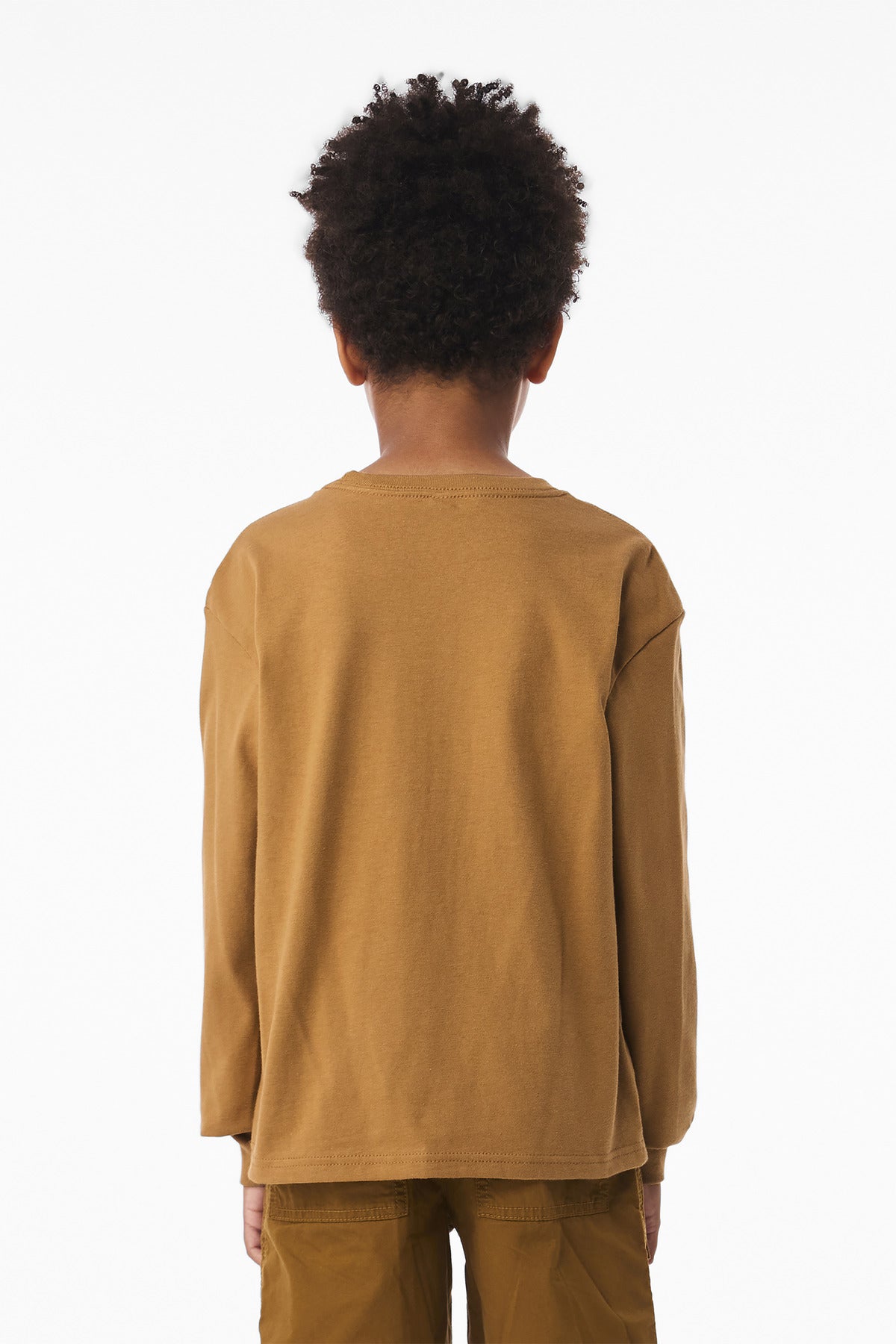 Toast BELLA+CANVAS Youth 6-Ounce Heavyweight Long Sleeve Tee BC3511Y