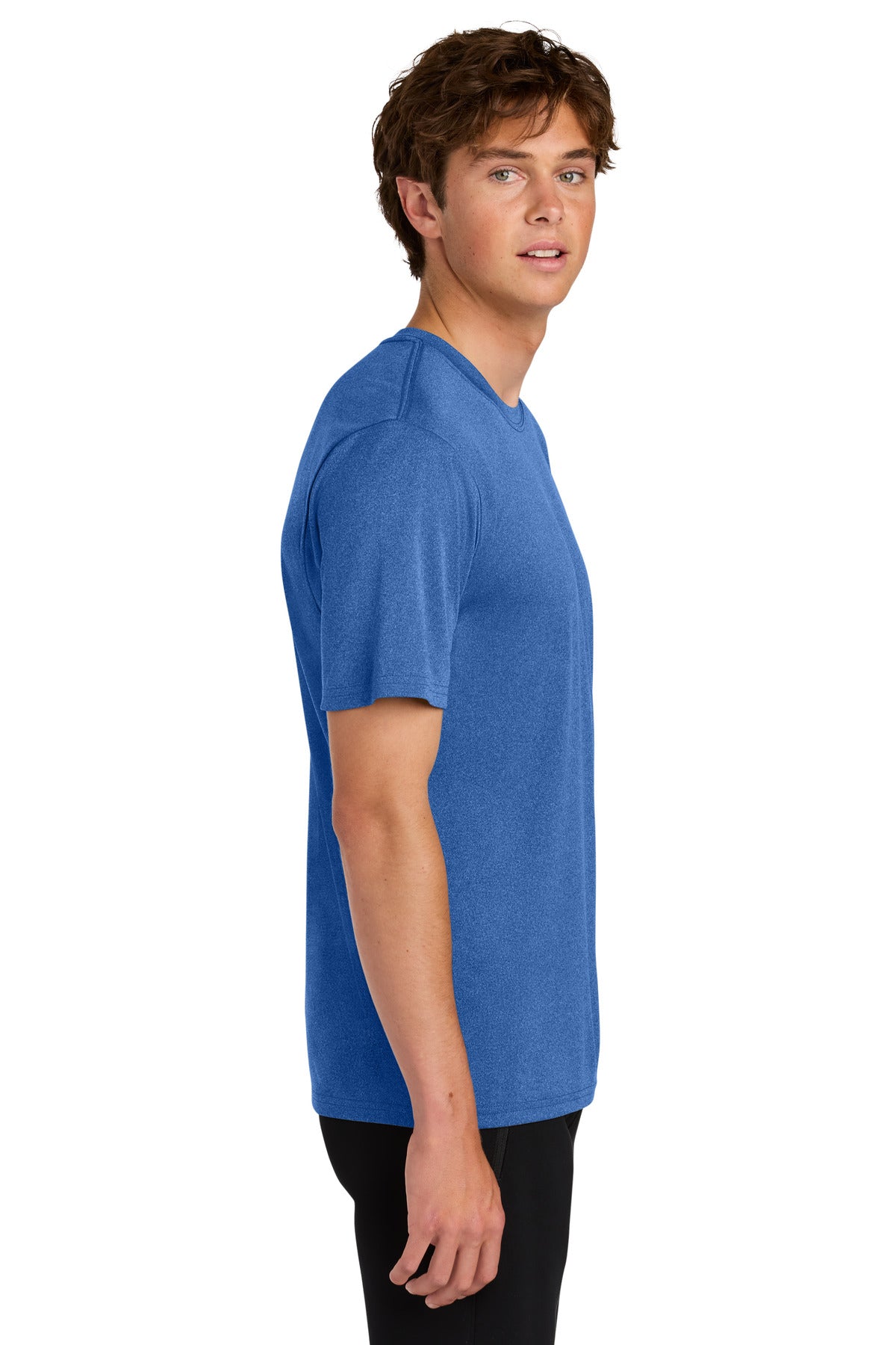 TRoyHthr Port & Co Heather Performance Tee PC390