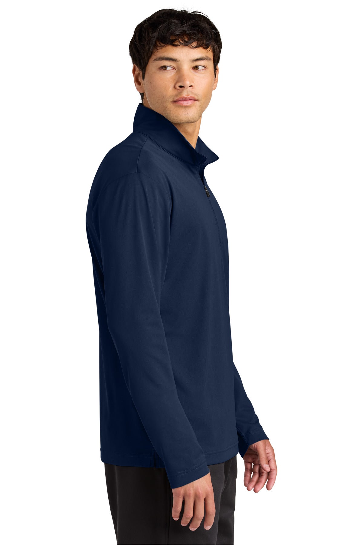 TrueNavy Sport-Tek Micropique Sport-Wick 1/4-Zip ST672