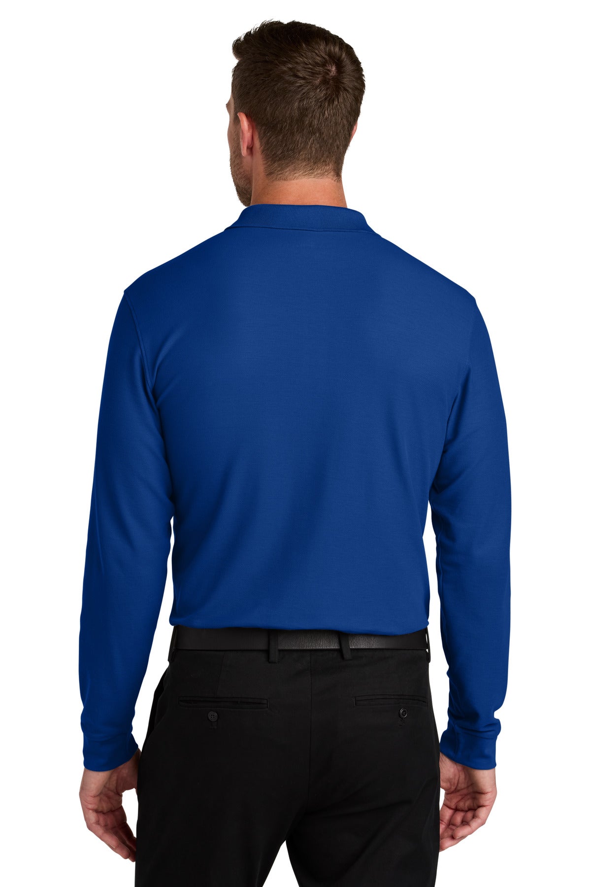 TrueRoyal Port Authority Wearever Signature Pique Long Sleeve Polo K200LS