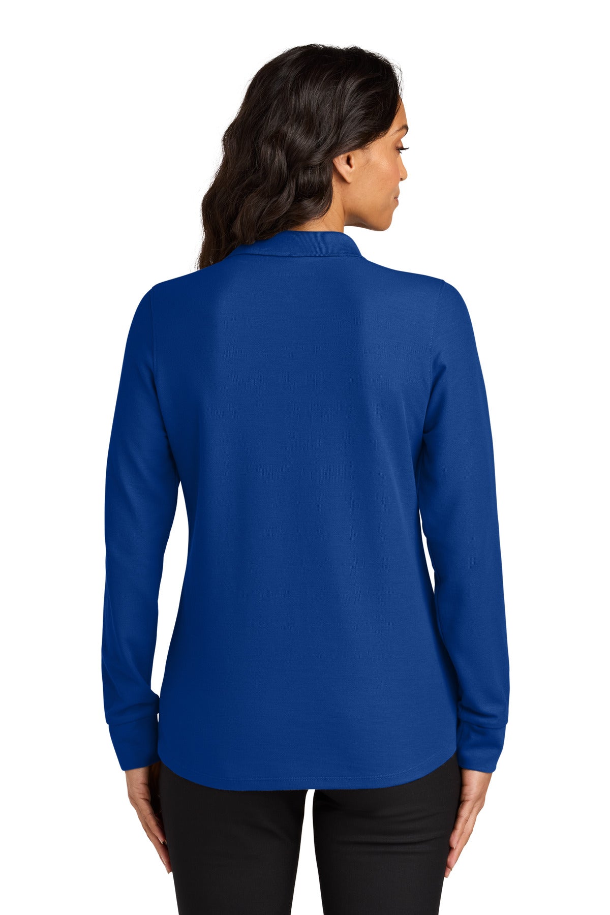 TrueRoyal Port Authority Women's Wearever Signature Pique Long Sleeve Polo LK200LS