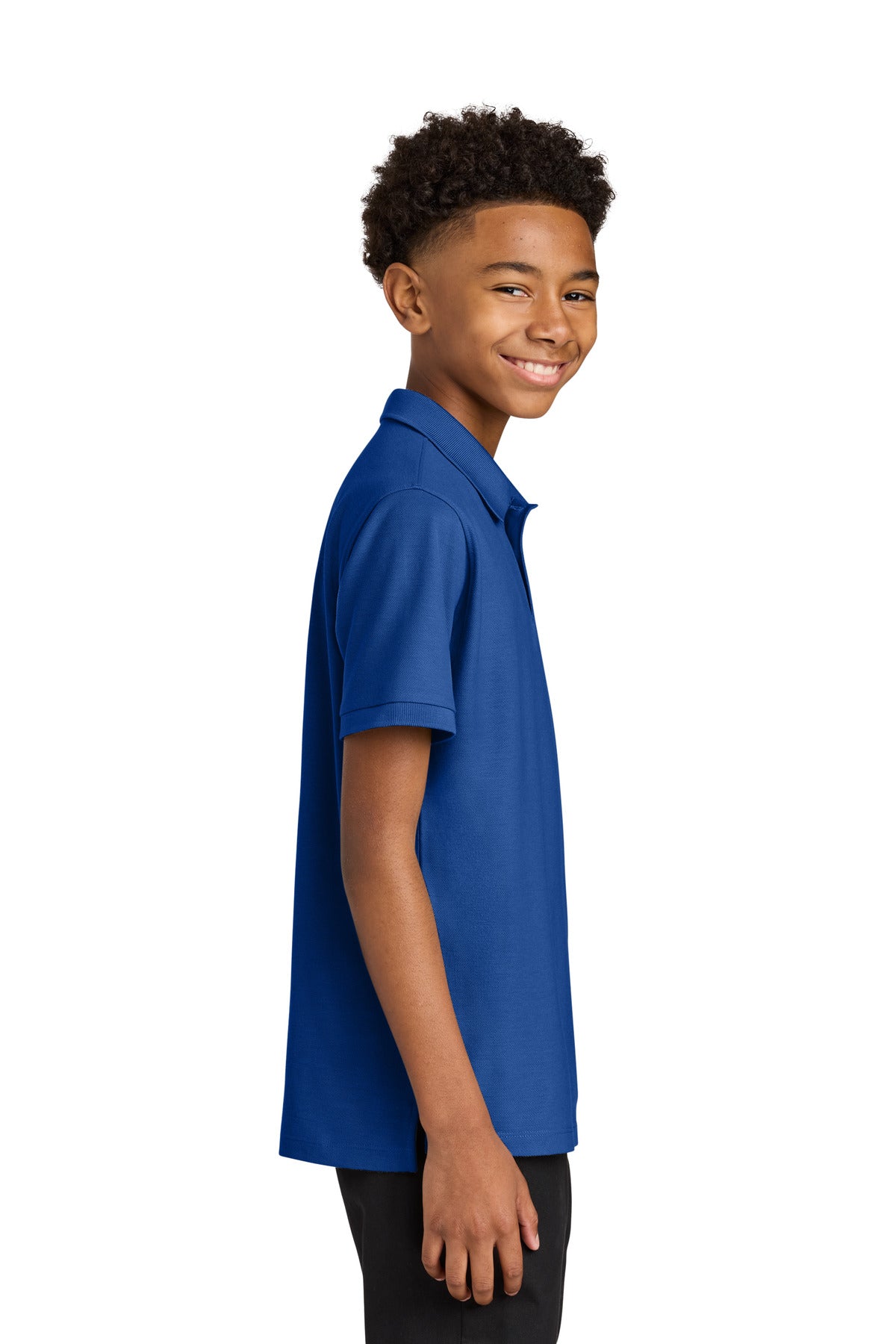 TrueRoyal Port Authority Youth Wearever Signature Pique Polo Y200