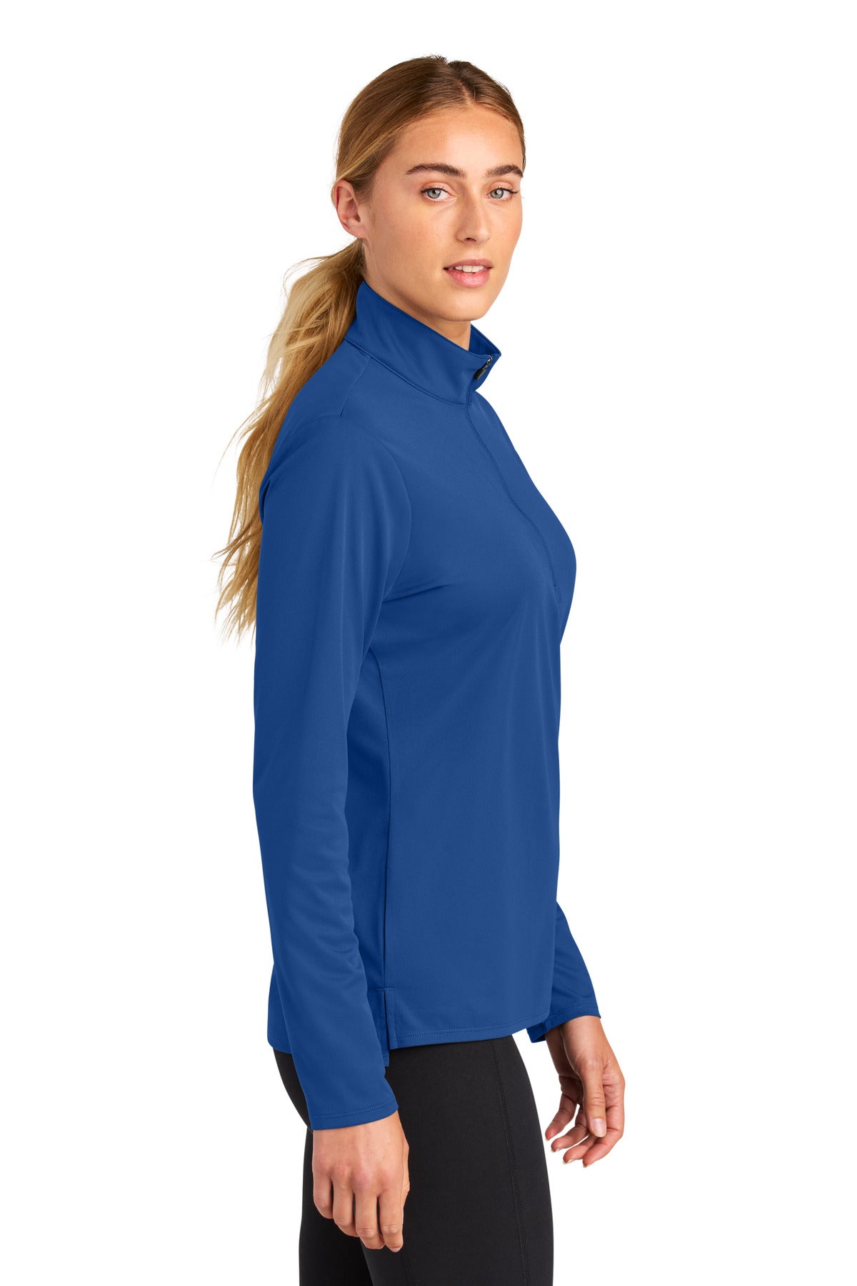 TrueRoyal Sport-Tek Women's Micropique Sport-Wick 1/4-Zip LST672
