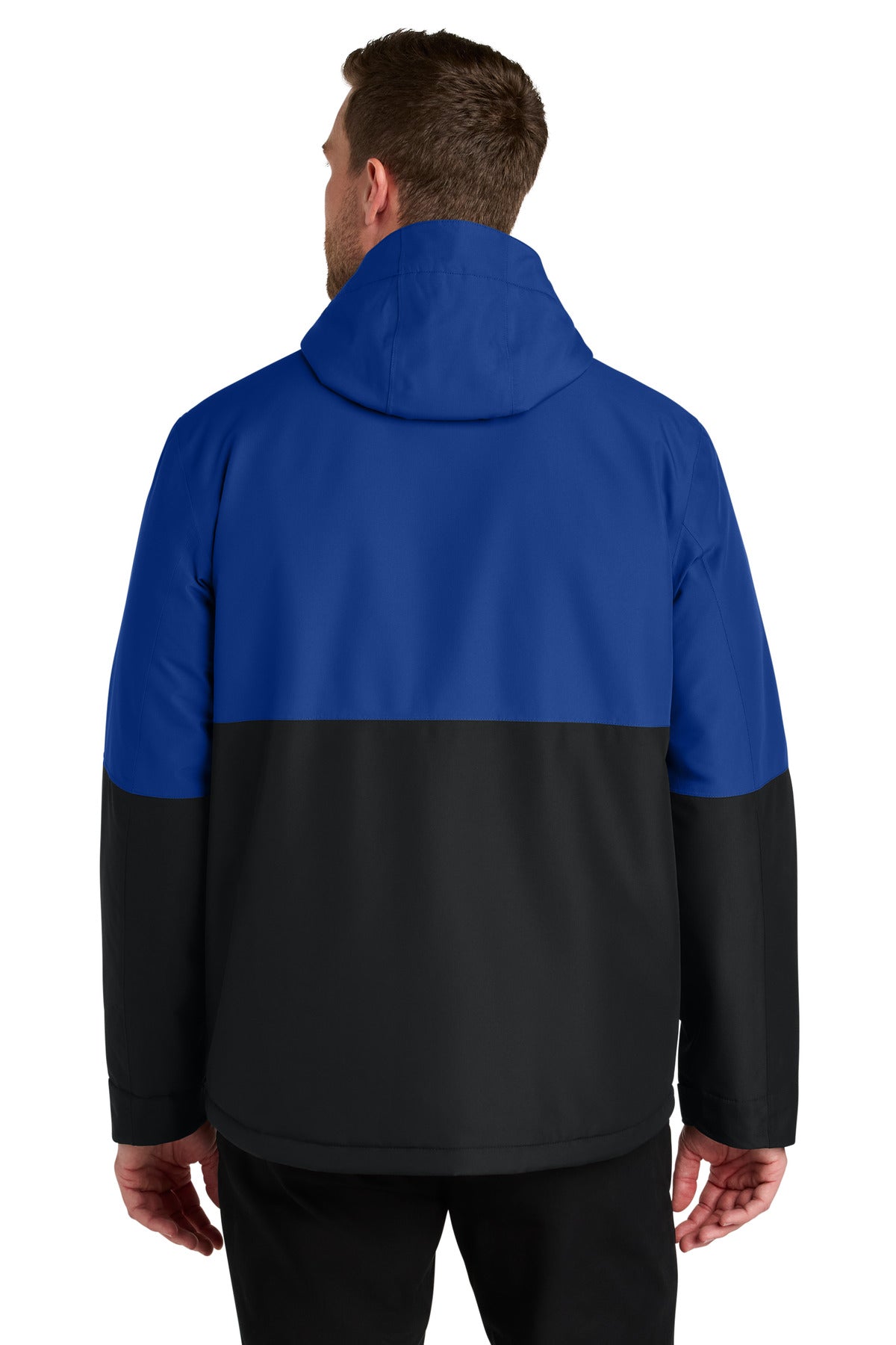 TRy/DpBlk Port Authority Insulated Heavy Ripstop Jacket J721