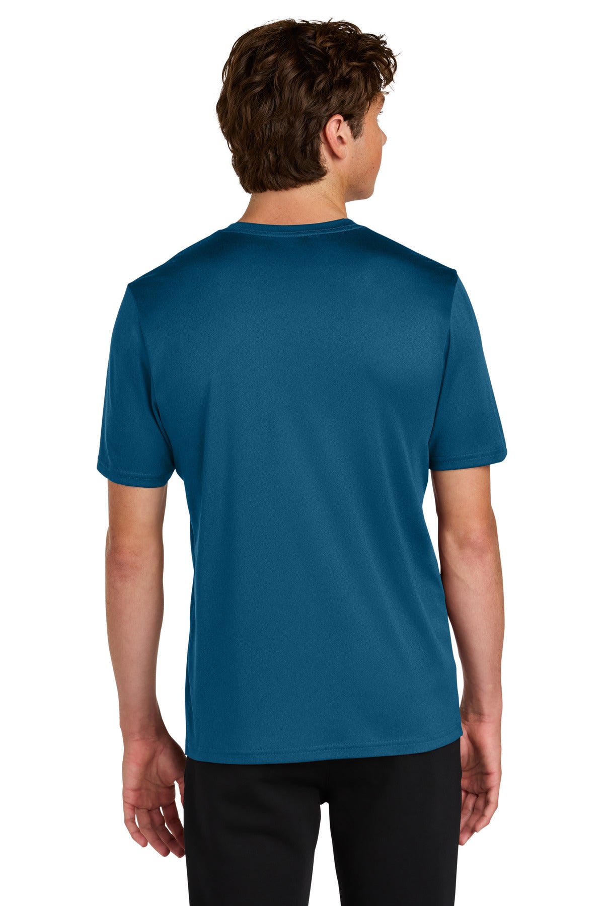VgSapphire Port & Co Heather Performance Tee PC390