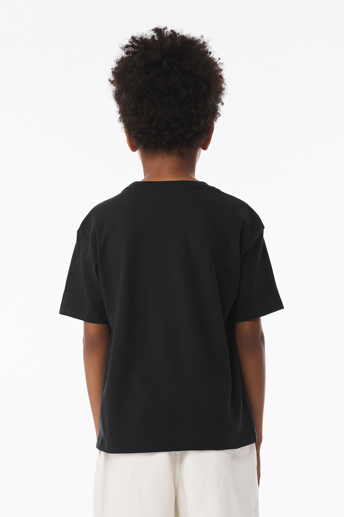 VtgBlack BELLA+CANVAS Youth 6-Ounce Heavyweight Tee BC3010Y