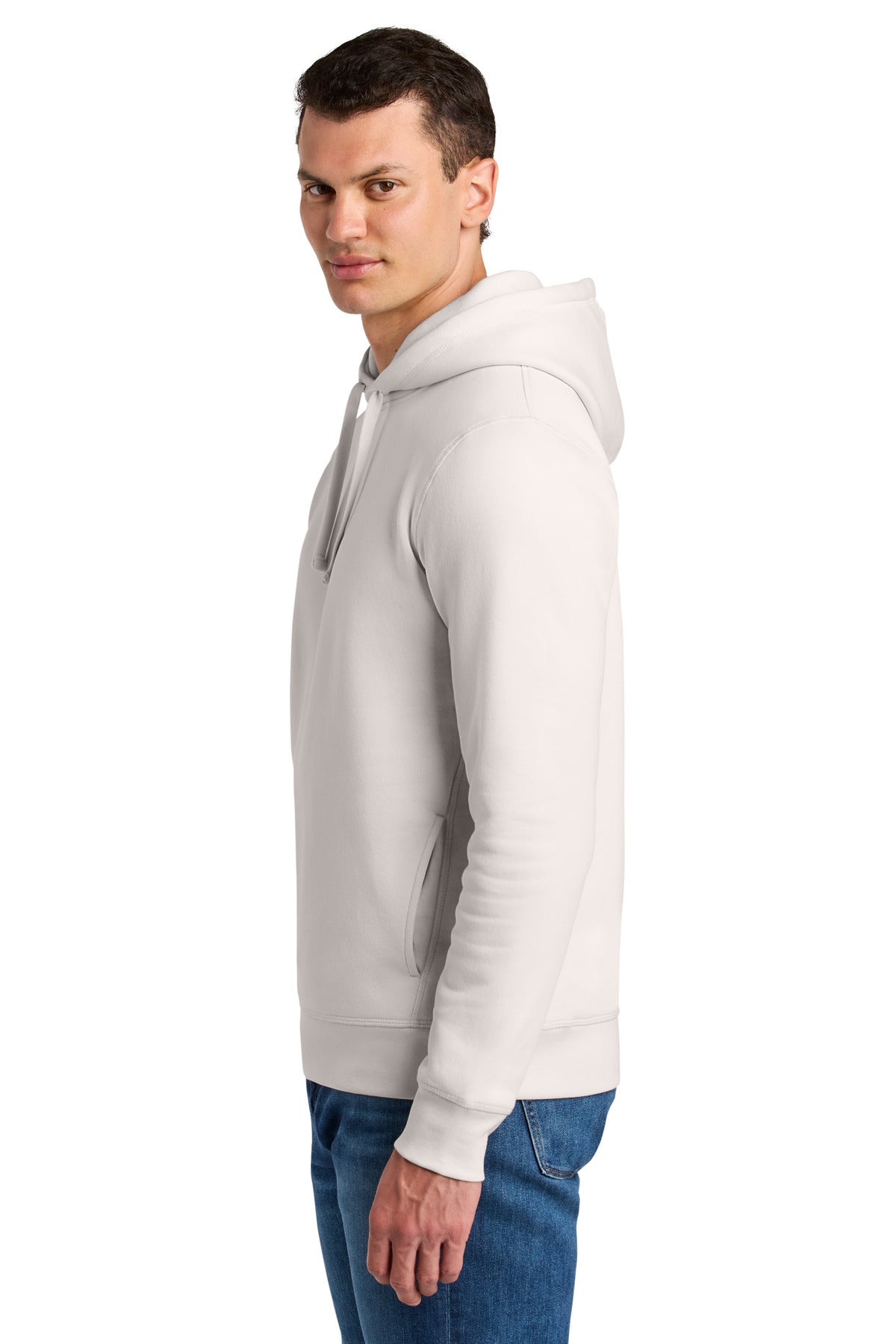 VtgWhite Stanley/Stella Unisex Sounder Hooded Sweatshirt SXU012