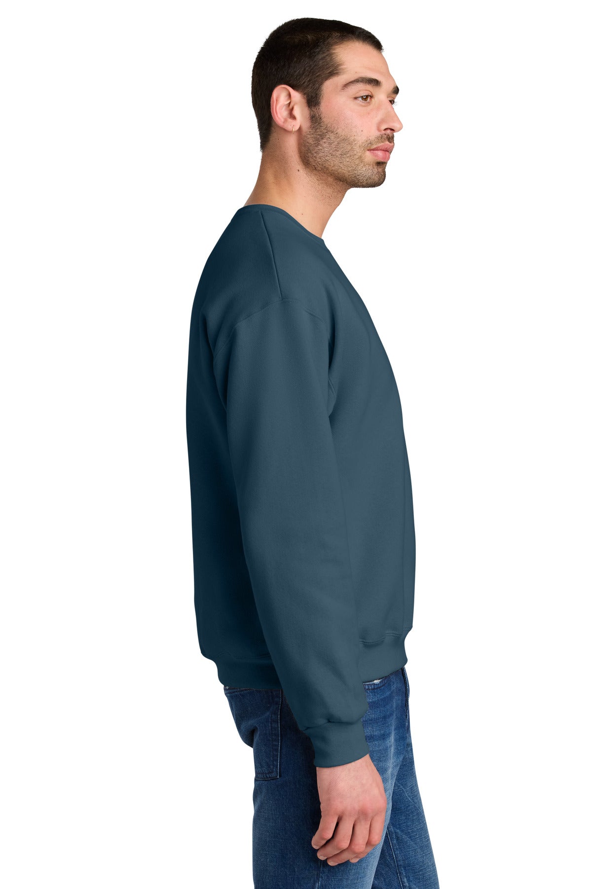 WashedNavy Jerzees Rugged Unisex Crewneck Sweatshirt C12M