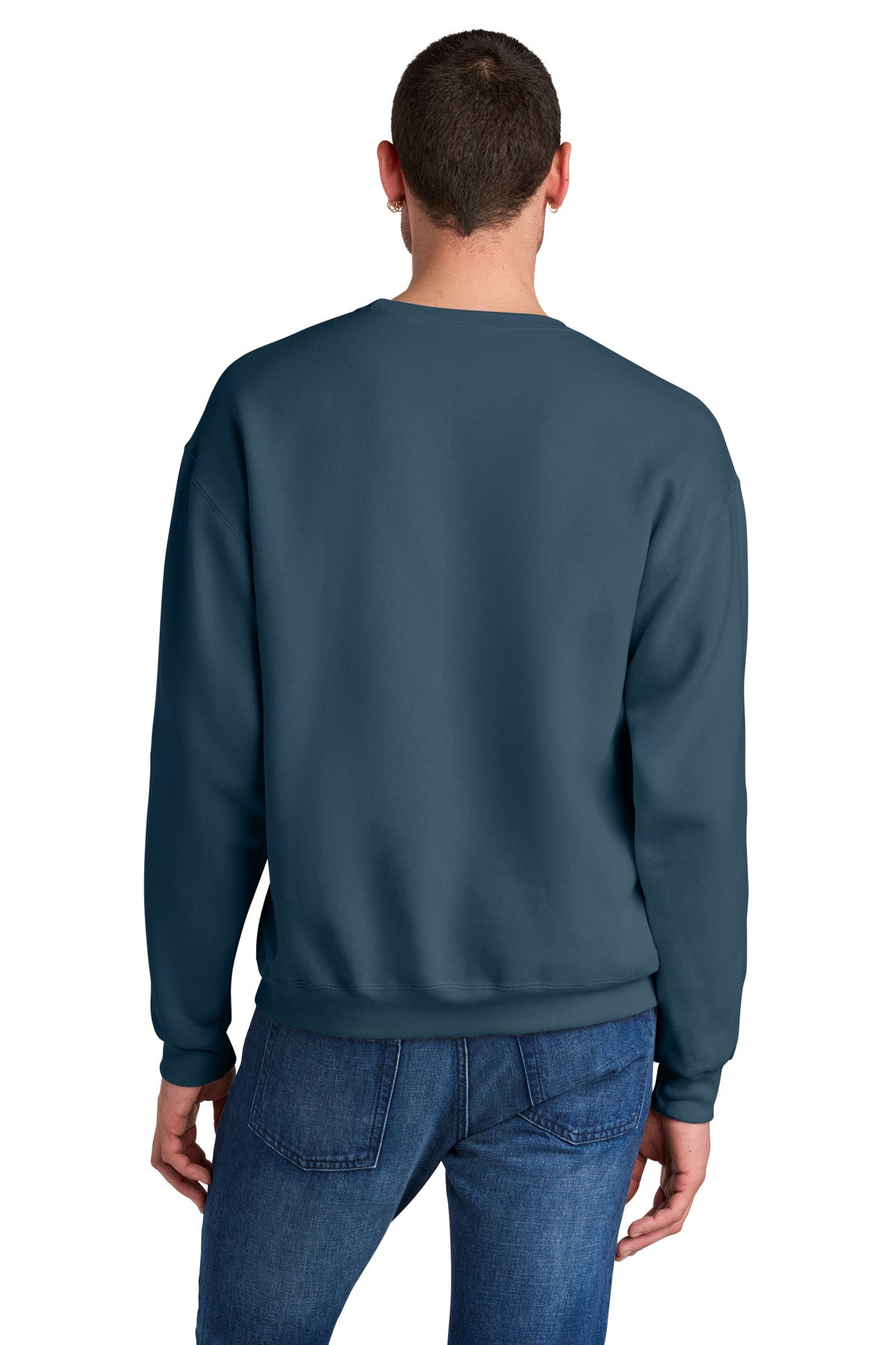 WashedNavy Jerzees Rugged Unisex Crewneck Sweatshirt C12M