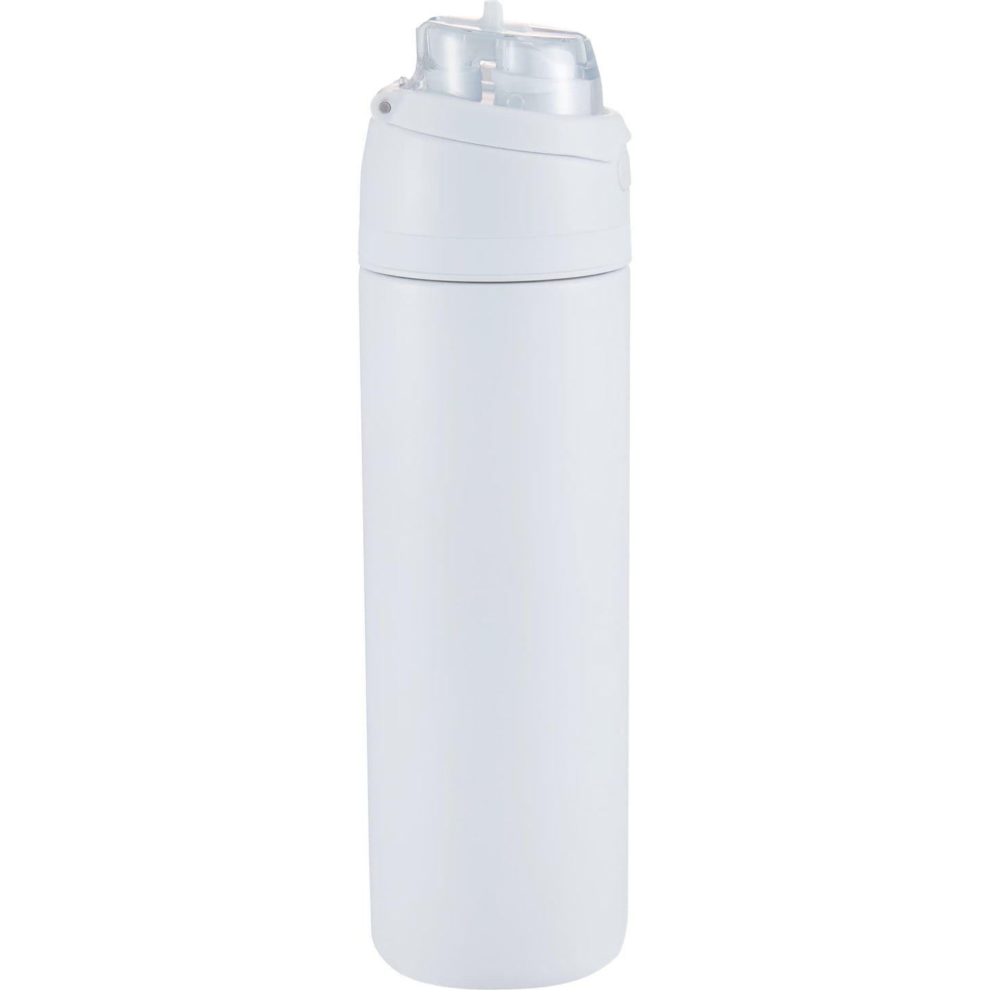 White Elvin 28oz Recycled Stainless Flip Straw Bottle plain