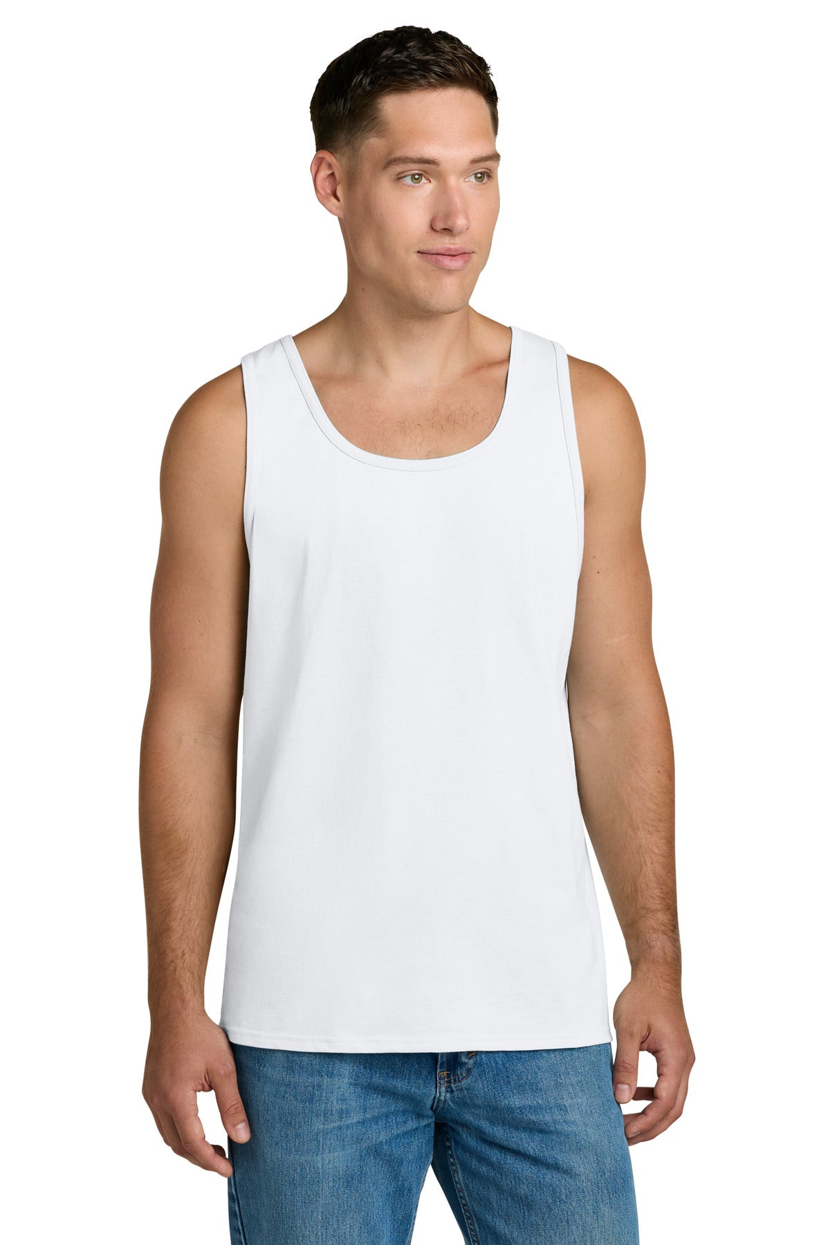 White Jerzees Classics Unisex Cotton Tank 363TK
