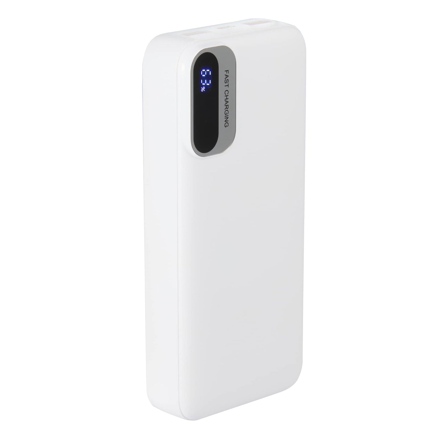 White Laptop Power 20,000 mAh PD Power Bank with Cables plain