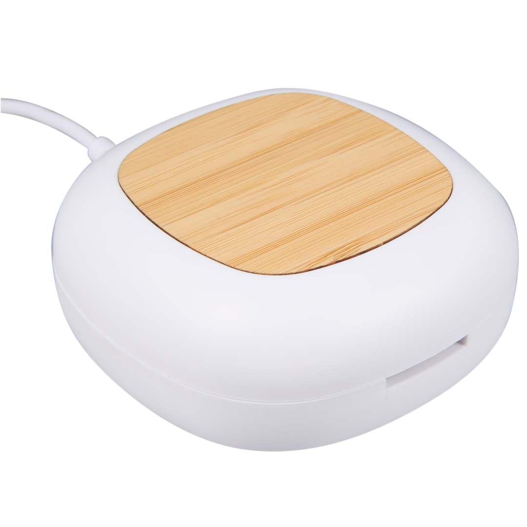 White Mini RABS and Bamboo Personal Diffuser plain