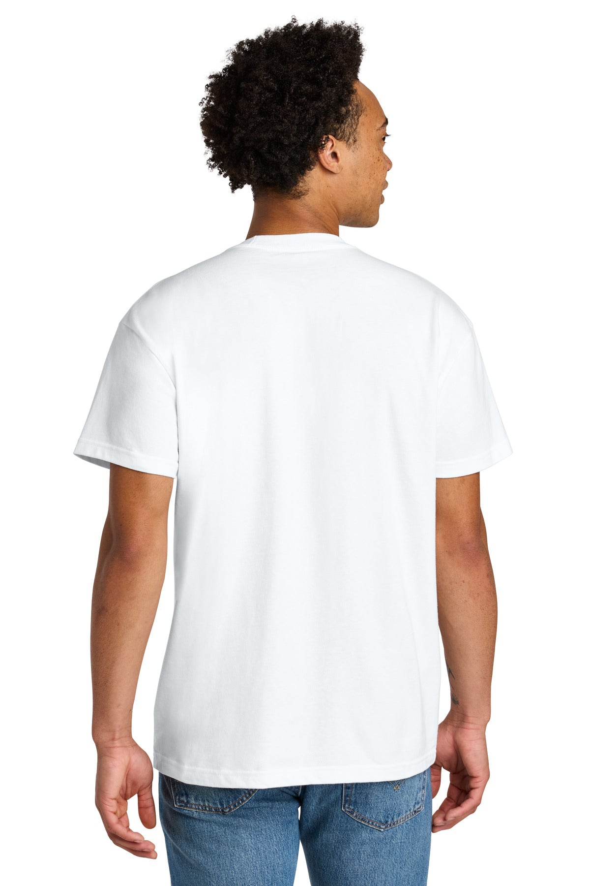 White Next Level Apparel Heavyweight Tee NL7200