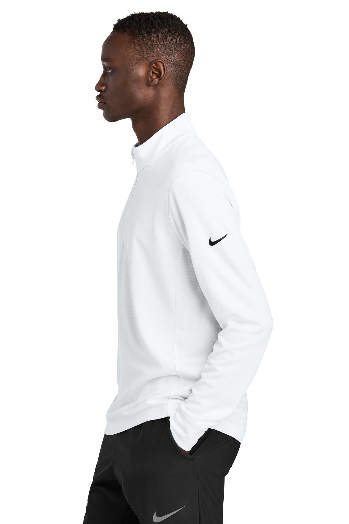 White Nike Essential 1/2-Zip Cover-Up NKHM8036