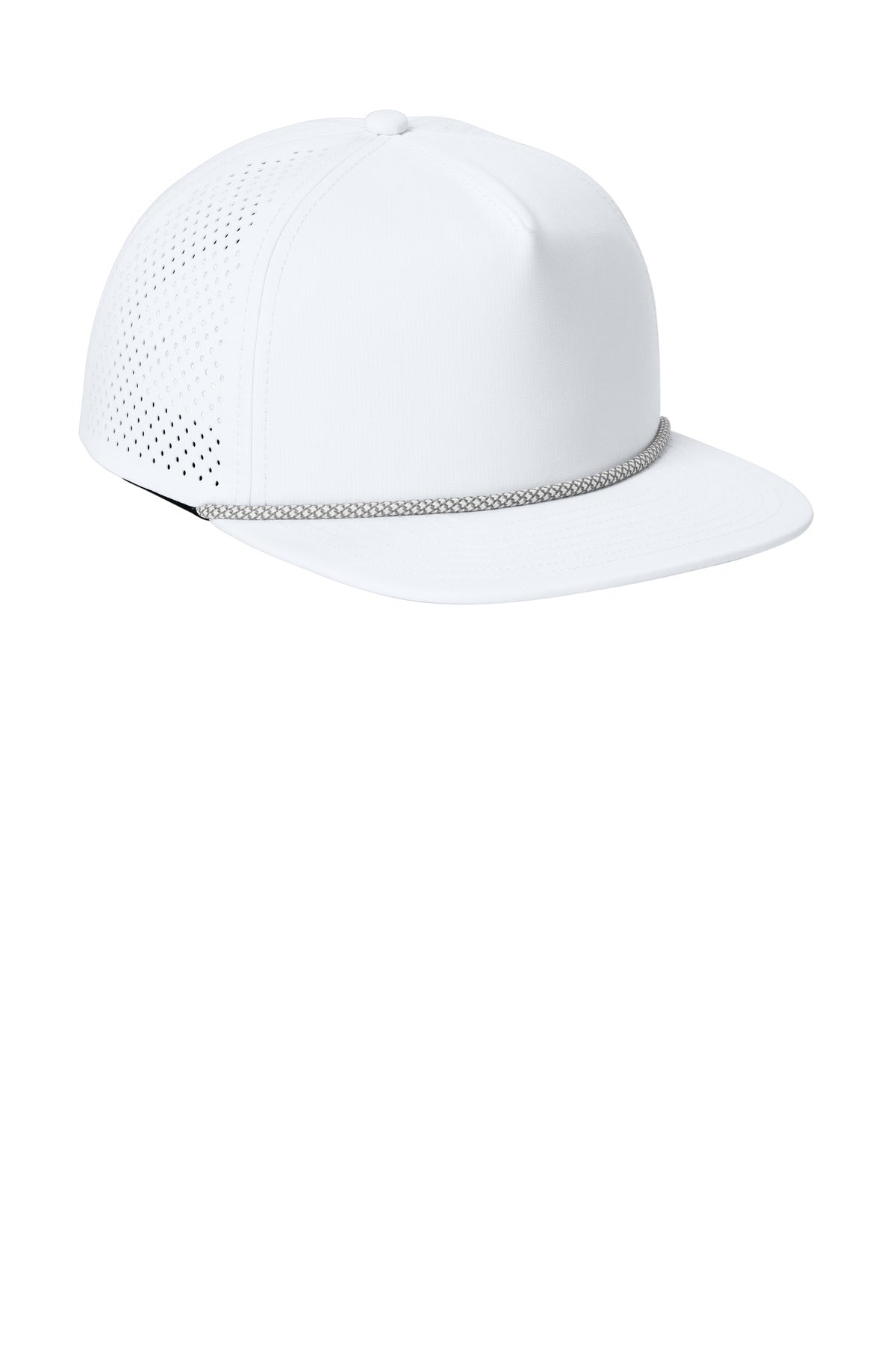 White OGIO 5-Panel Rope Performance Cap OG607
