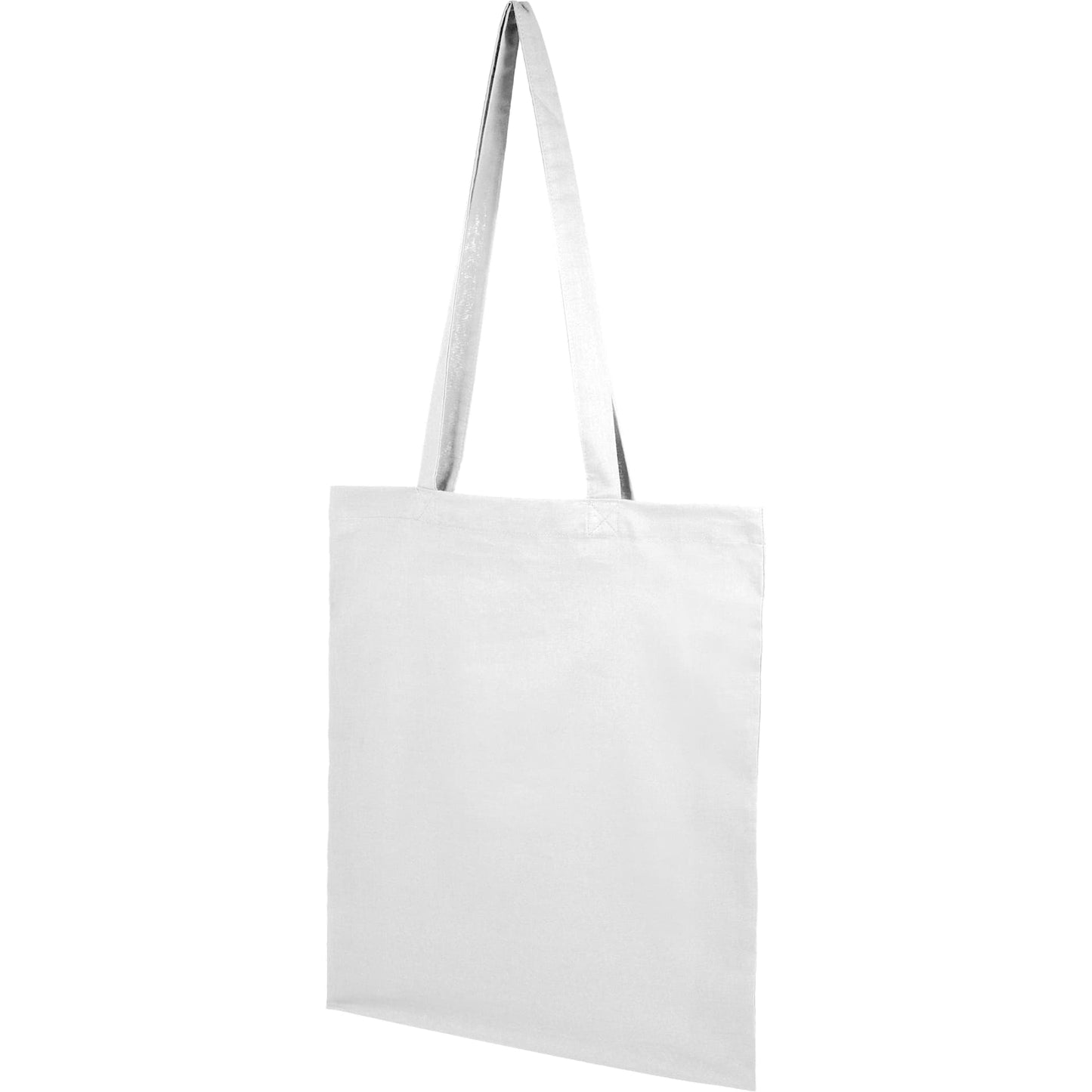 White Organic 4oz Cotton Tote plain
