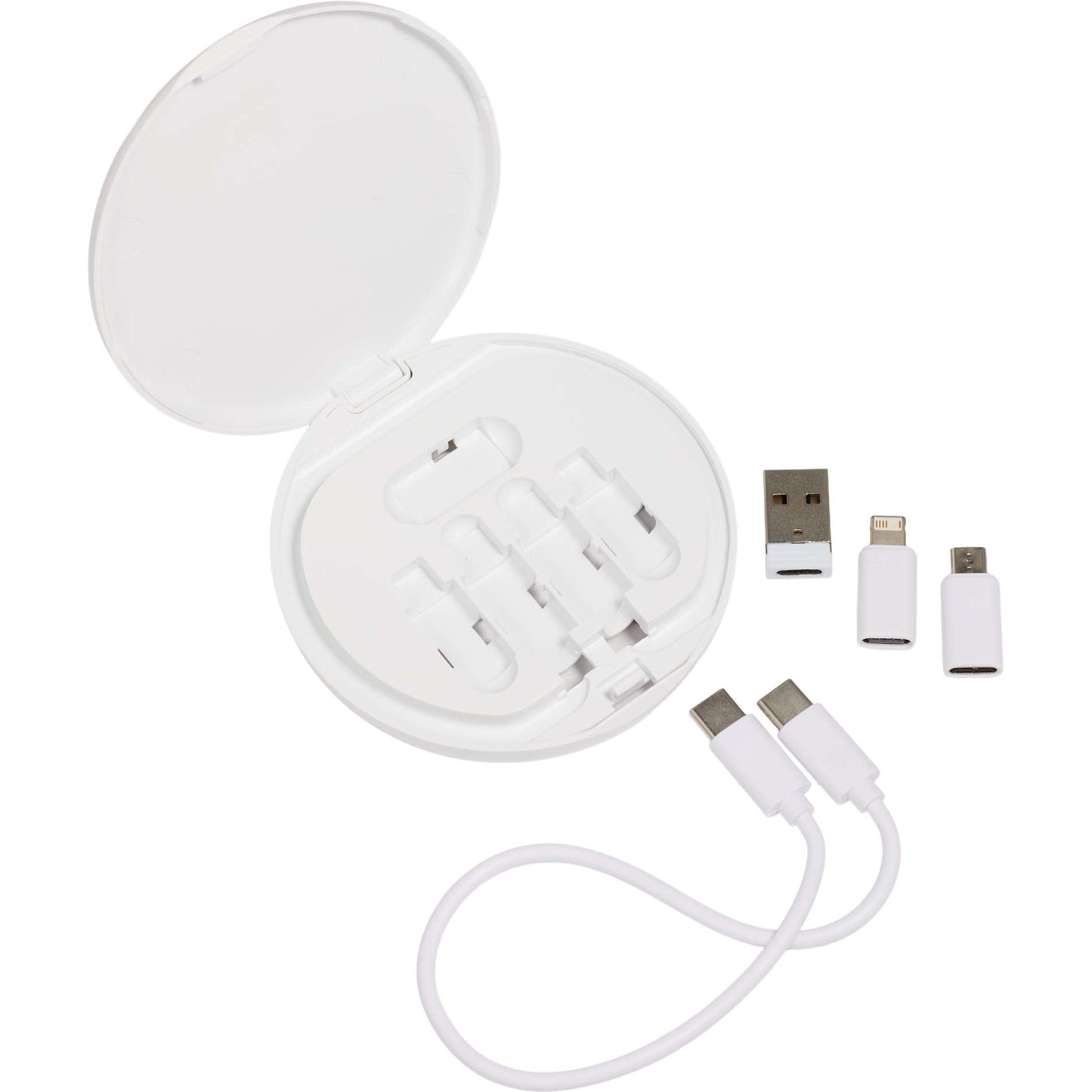 White Pad Pal 15W Wireless Charging Pad and 65W Cable Ki