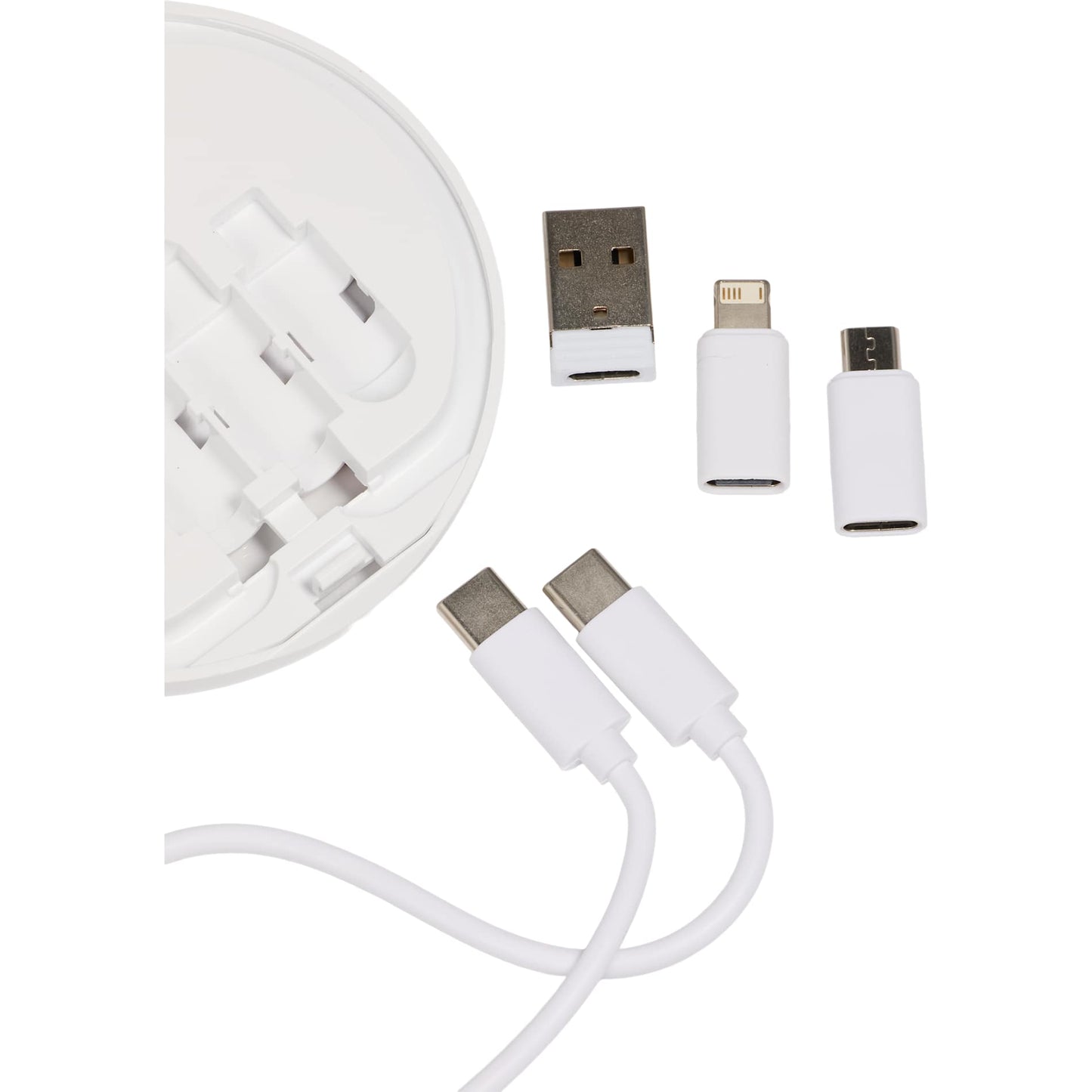 White Pad Pal 15W Wireless Charging Pad and 65W Cable Ki