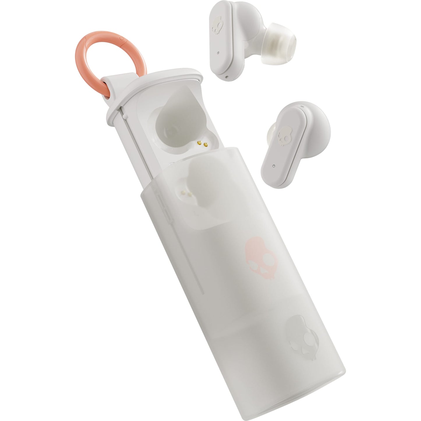 White Skullcandy Dime Evo True Wireless Earbuds plain