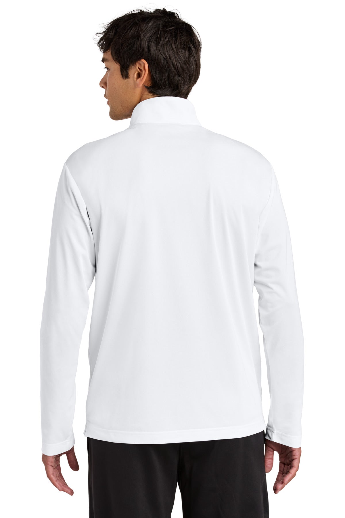 White Sport-Tek Micropique Sport-Wick 1/4-Zip ST672