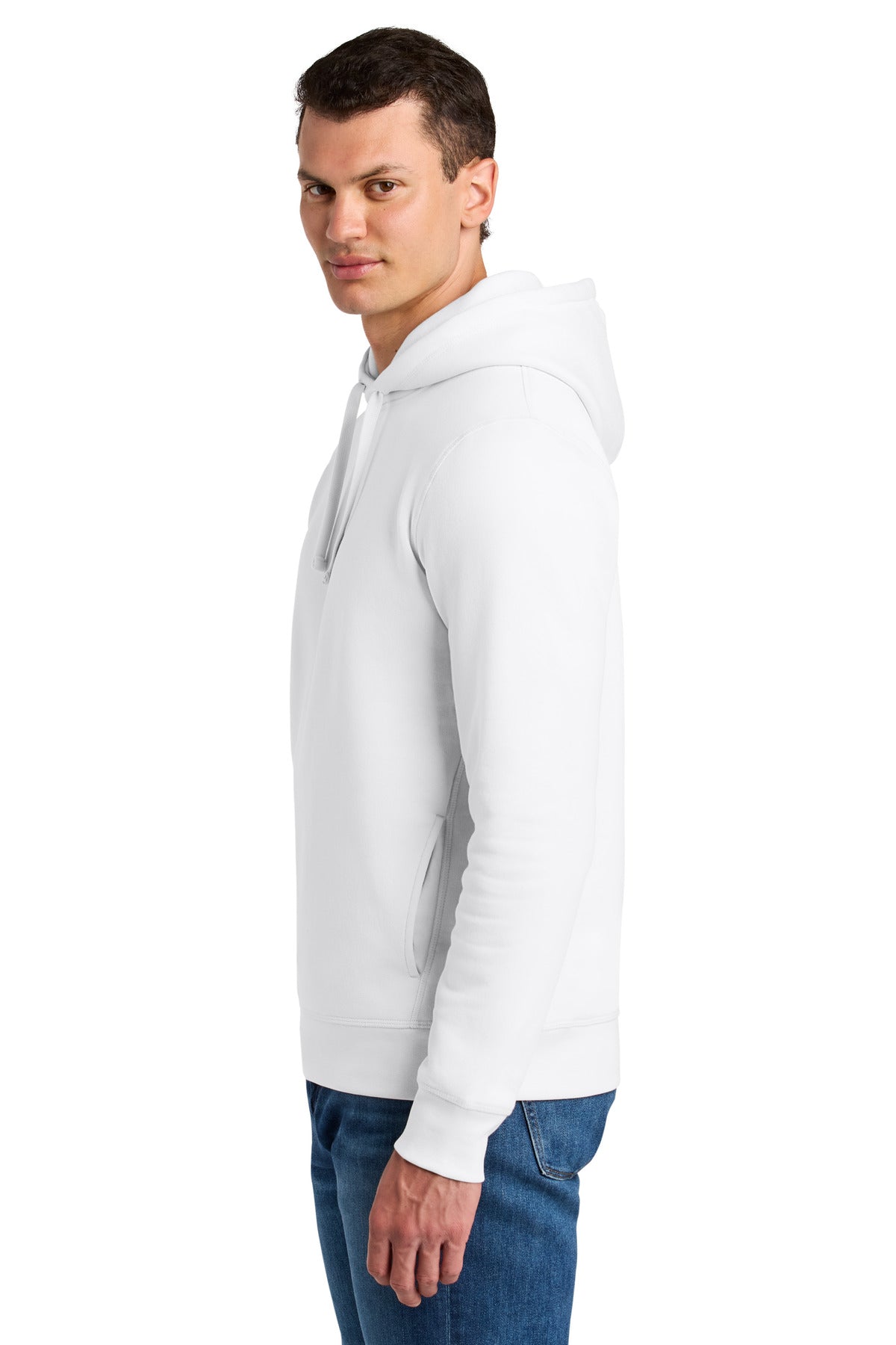 White Stanley/Stella Unisex Sounder Hooded Sweatshirt SXU012