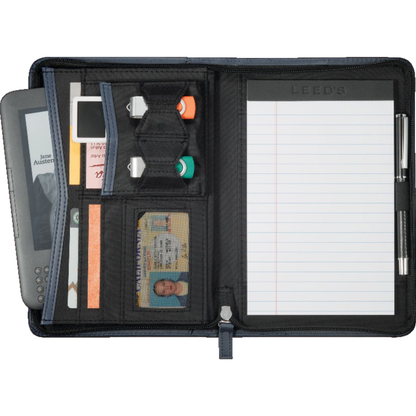 Pedova™ Jr. Zippered Padfolio w FSC® Mix Paper