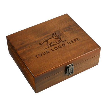 [Swag Store Ready] Graze Wood and Metal Wine Set