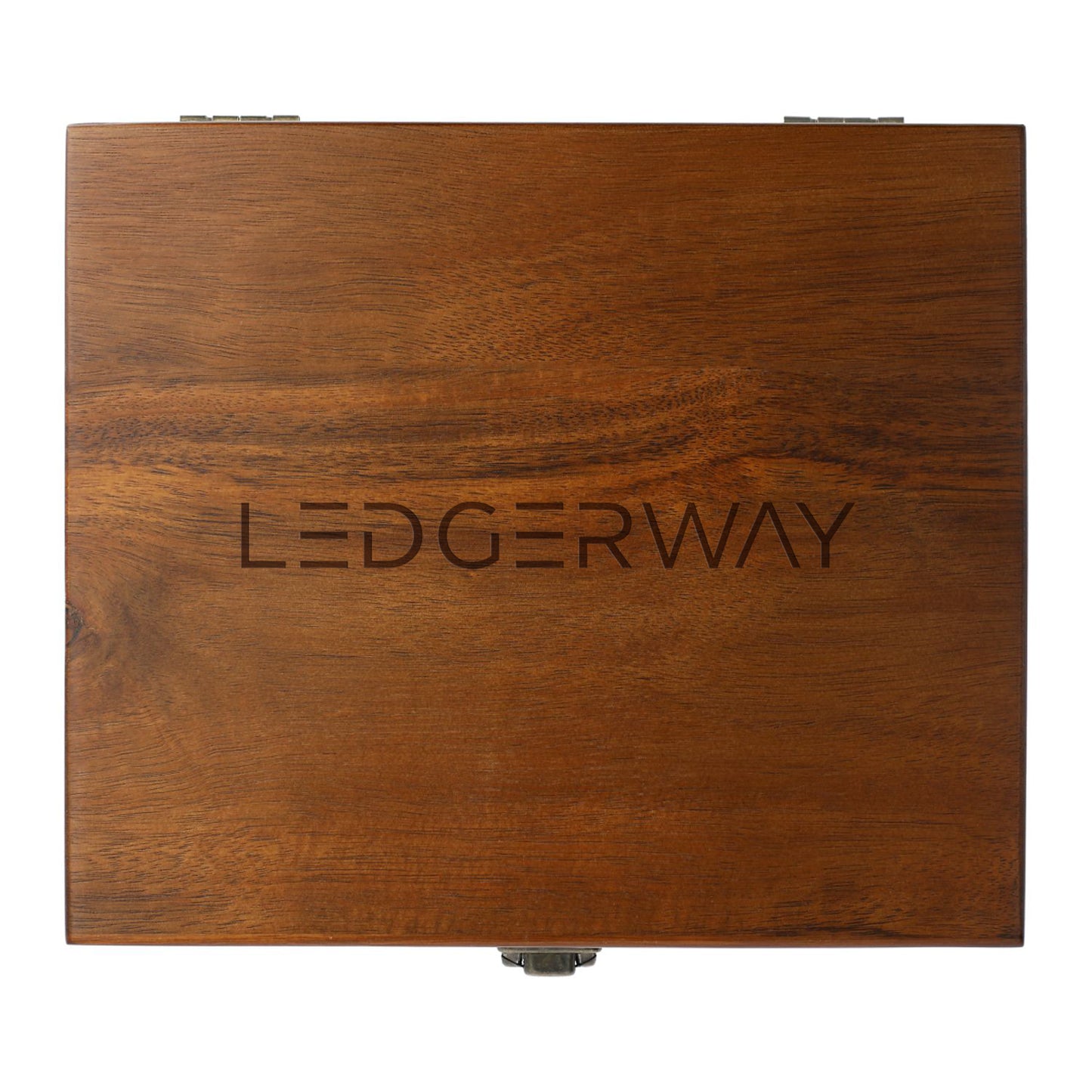 LEDGERWAY Graze Wood and Metal Wine Set