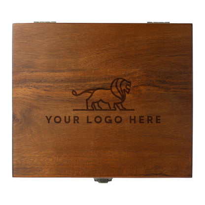 [Swag Store Ready] Graze Wood and Metal Wine Set
