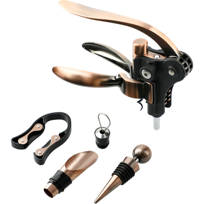[Swag Store Ready] Graze Wood and Metal Wine Set